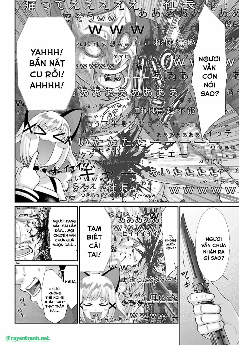 HentaiVN.net - Ảnh 34 - DEAD Tube [学院里的杀人游戏] - Chap 48