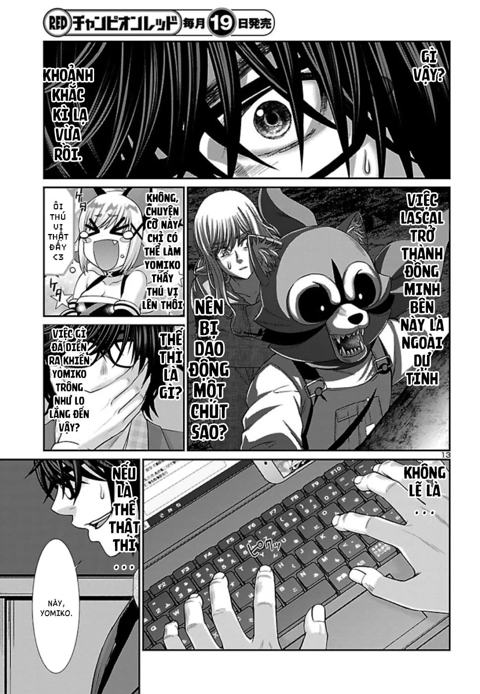 HentaiVN.net - Ảnh 13 - DEAD Tube [学院里的杀人游戏] - Chap 53