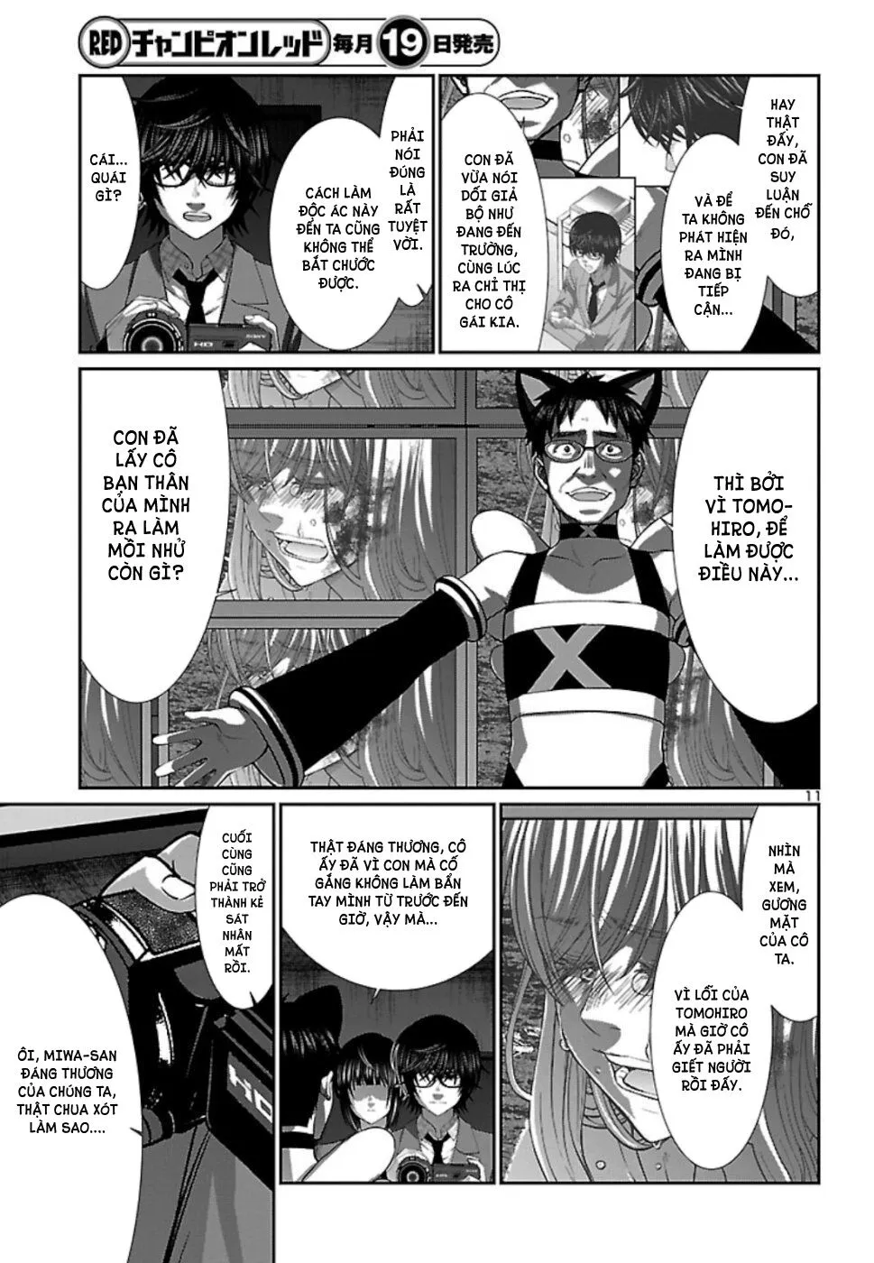 HentaiVN.net - Ảnh 12 - DEAD Tube [学院里的杀人游戏] - Chap 54