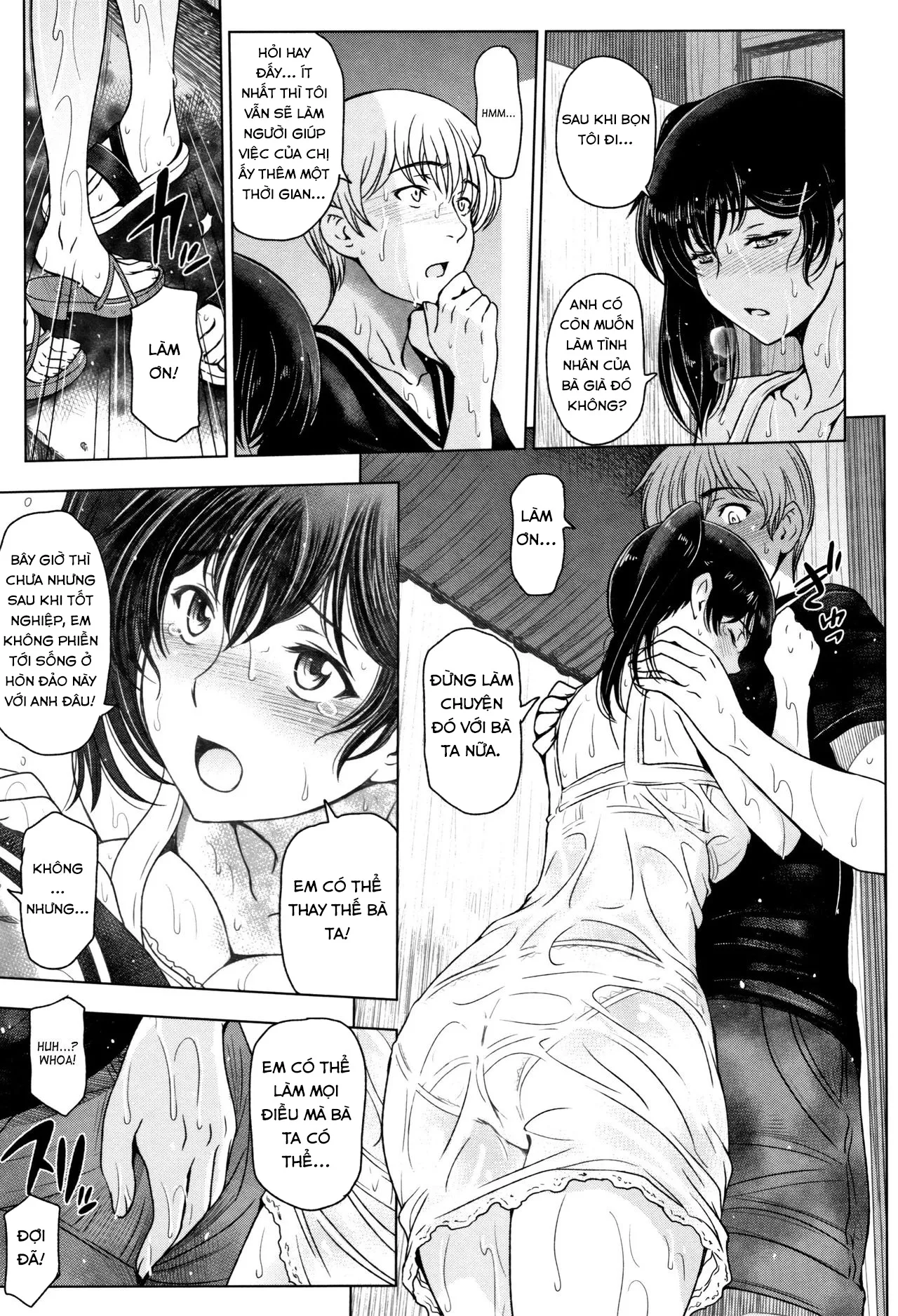 HentaiVN.net - Ảnh 9 - Natsu-jiru ~Ase ni Mamirete Gucchagucha - Chap 5