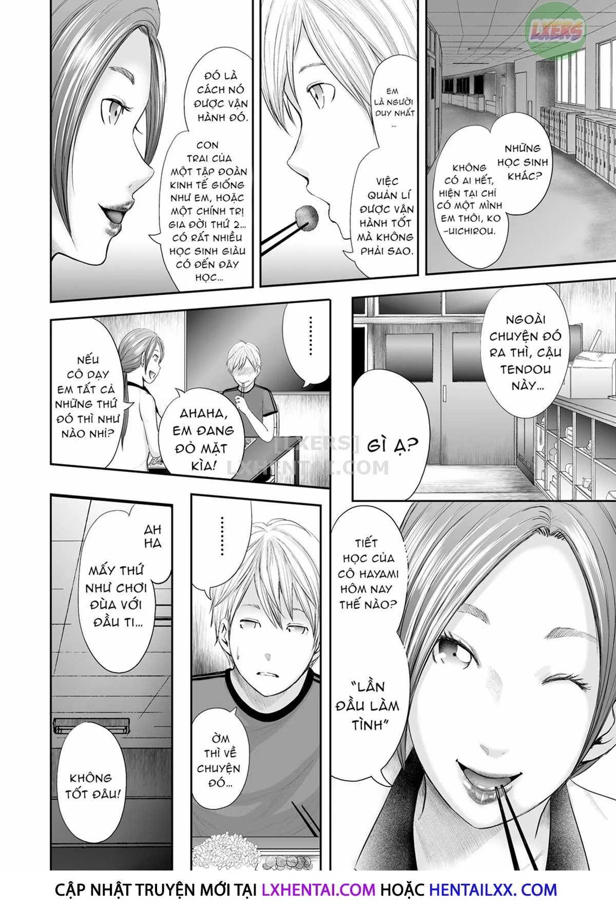 HentaiVN.net - Ảnh 5 - Jokyoshi Go-nin to Boku 1-ri [5 Female Teachers and 1 Me] - Chap 2 - Oral sex