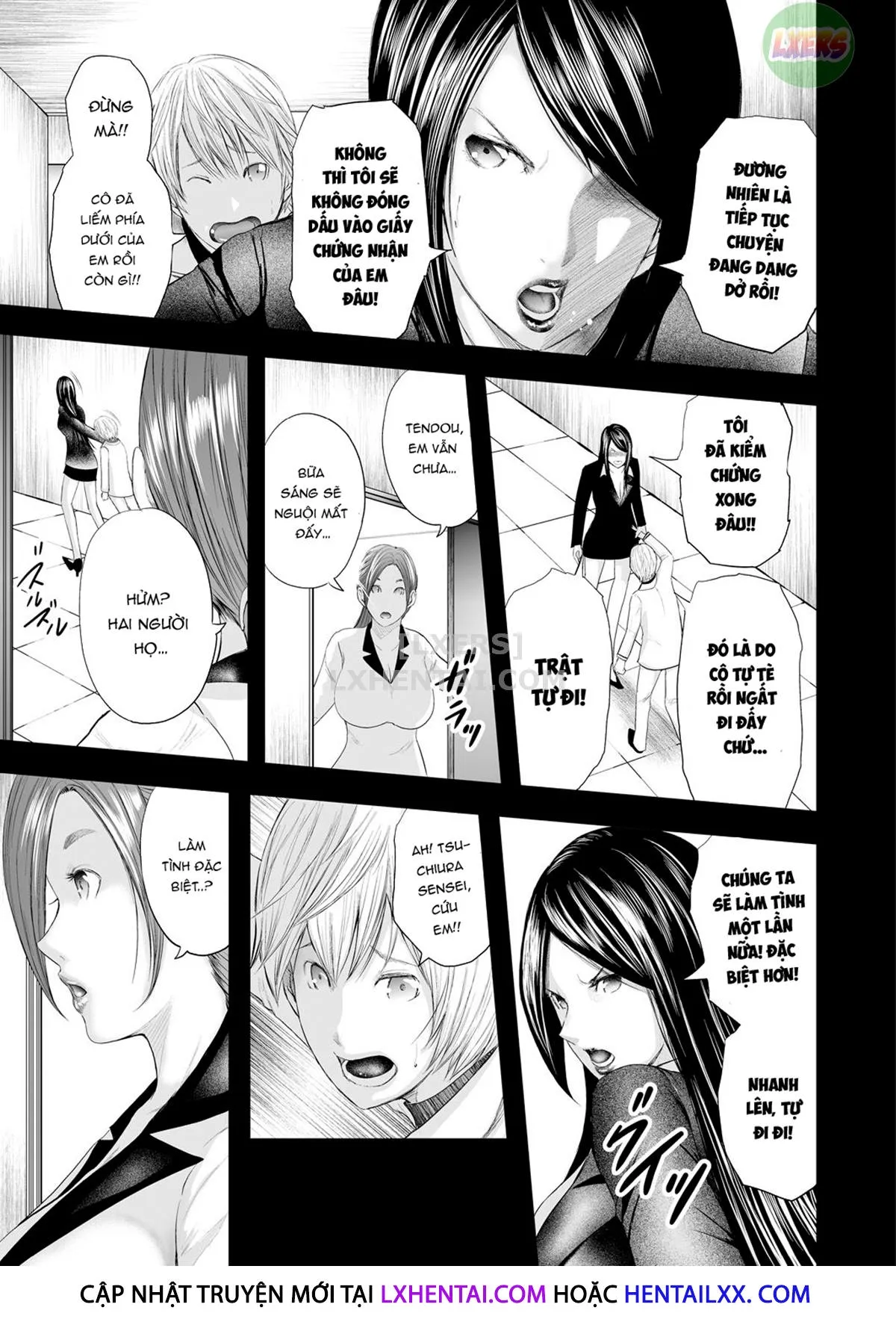 HentaiVN.net - Ảnh 5 - Jokyoshi Go-nin to Boku 1-ri [5 Female Teachers and 1 Me] - Chap 3 - Chơi ba