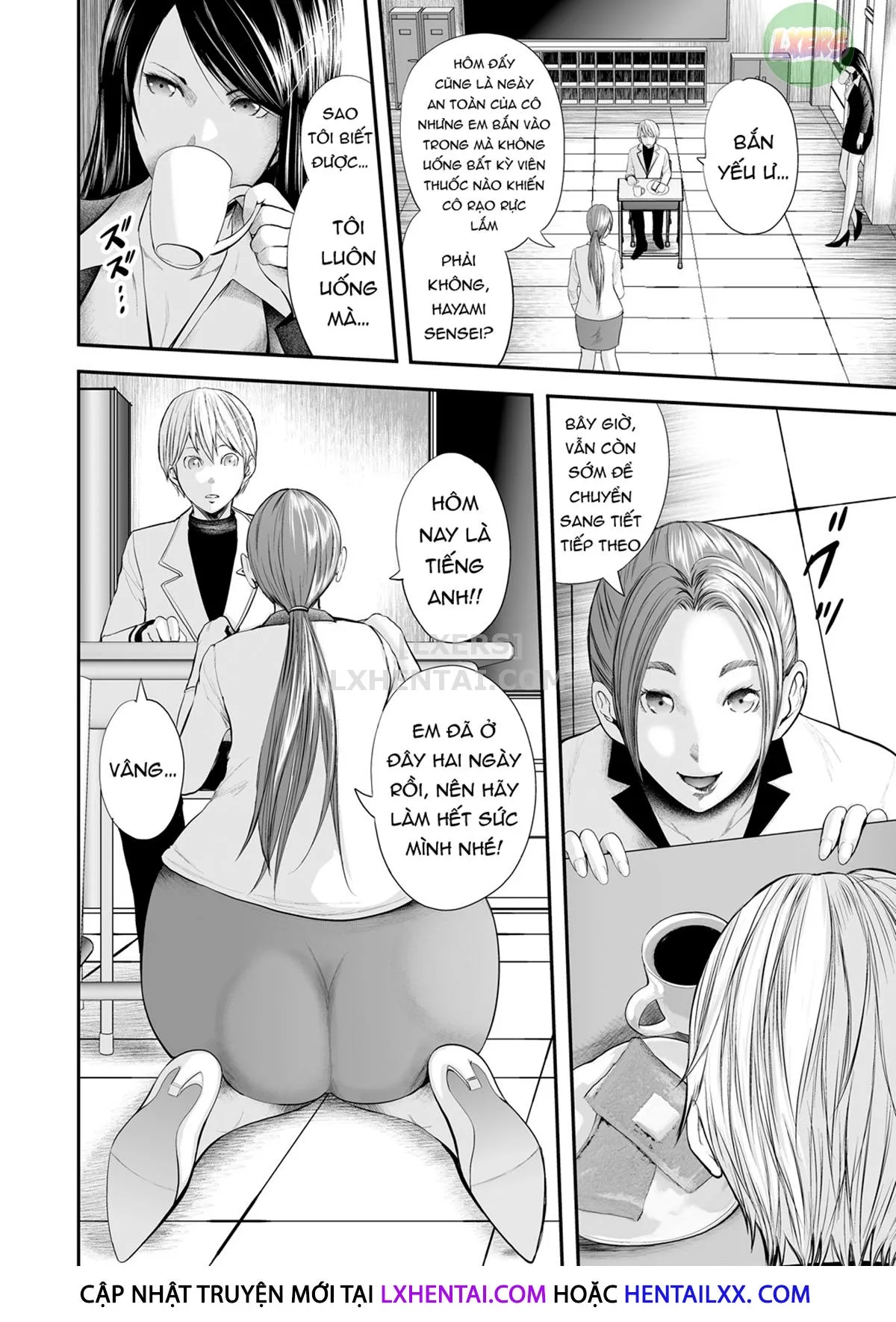 HentaiVN.net - Ảnh 3 - Jokyoshi Go-nin to Boku 1-ri [5 Female Teachers and 1 Me] - Chap 5 - Đụ lỗ đít