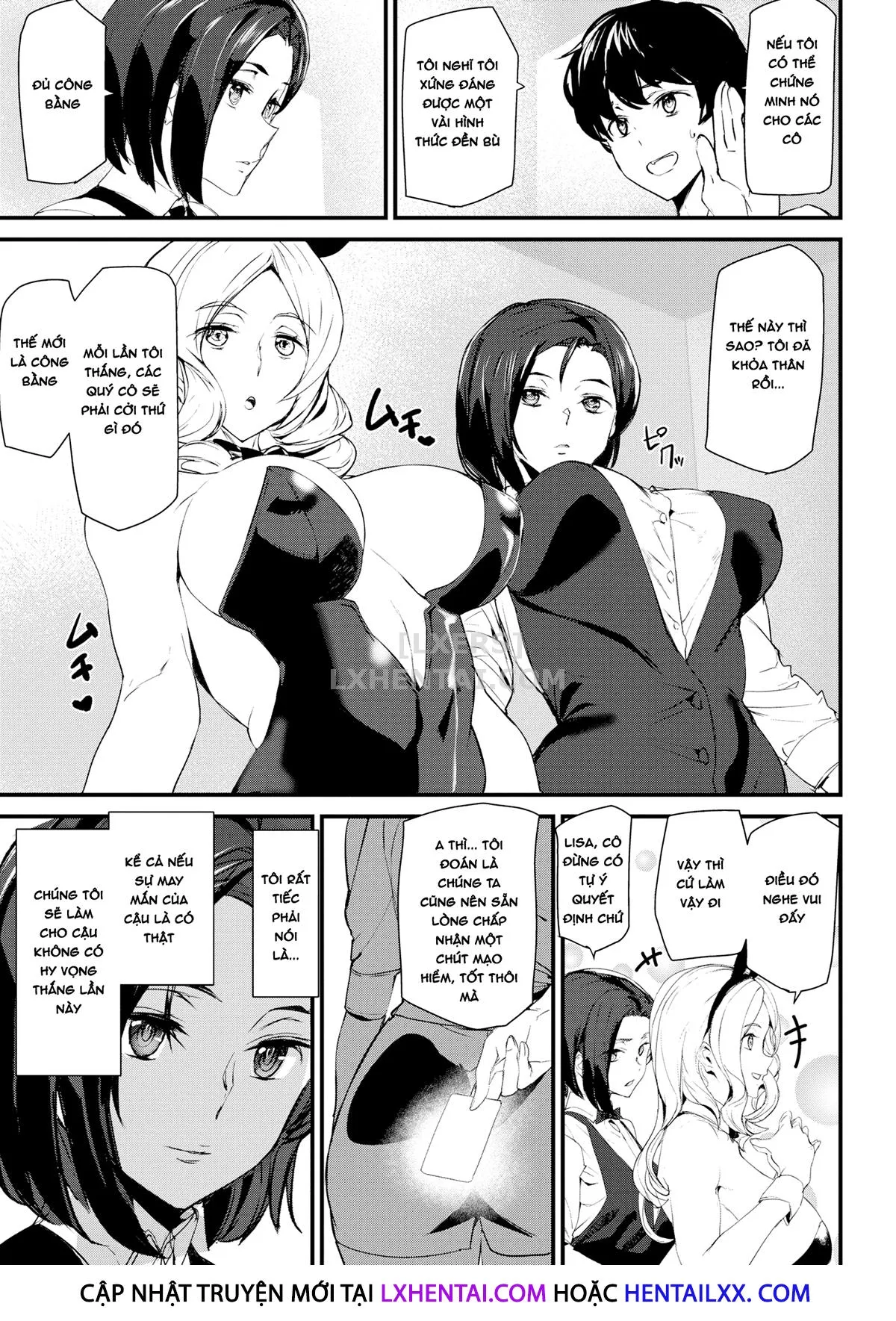 HentaiVN.net - Ảnh 10 - Gohoushi Zakari [Bet Your Body; Elevator In Heaven; The Cat Spring's Young Matron; I Love Pub; Nurse’s Secret; Professor Lock’s Strange Lab; Qipao Play] - Chap 1 - Bet Your Body