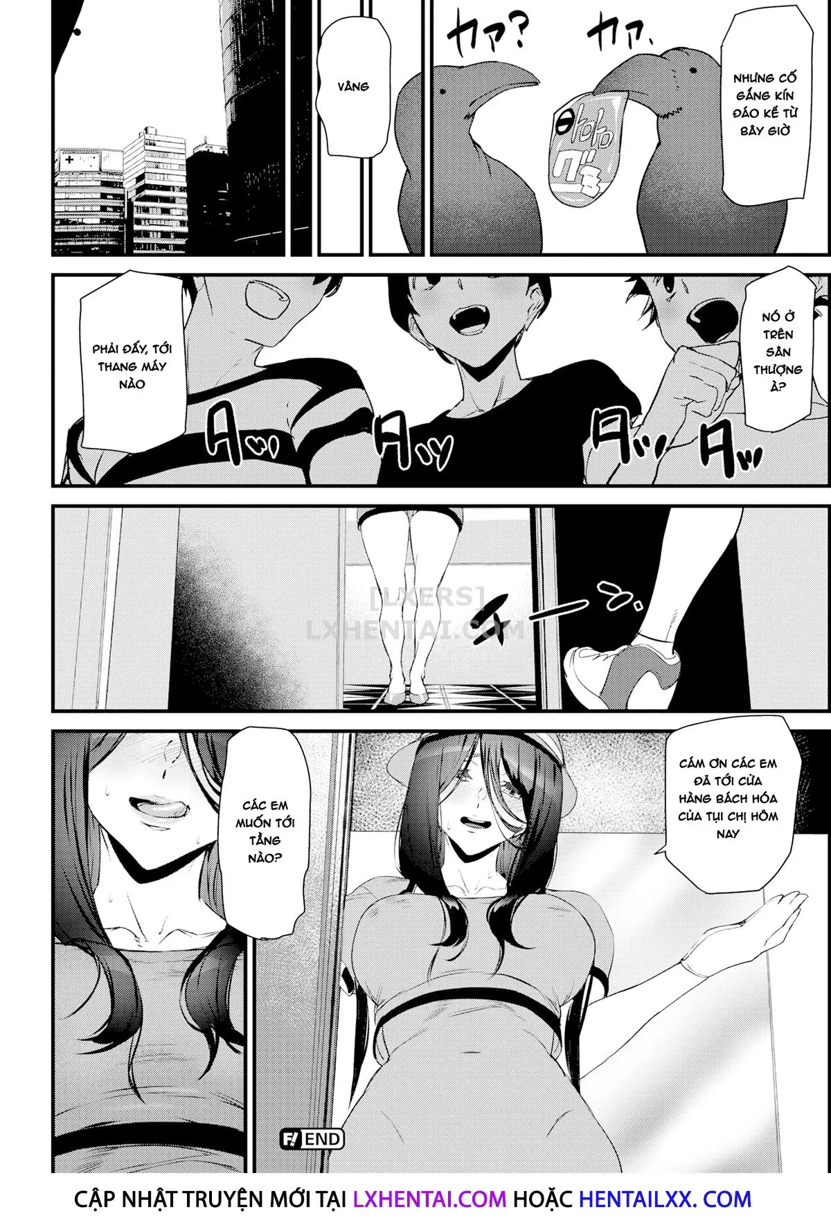 HentaiVN.net - Ảnh 23 - Gohoushi Zakari [Bet Your Body; Elevator In Heaven; The Cat Spring's Young Matron; I Love Pub; Nurse’s Secret; Professor Lock’s Strange Lab; Qipao Play] - Chap 2 - Elevator In Heaven
