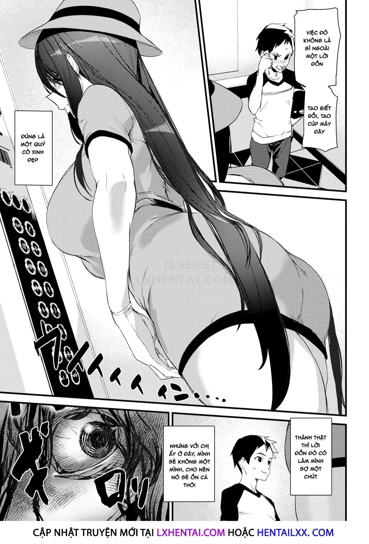 HentaiVN.net - Ảnh 6 - Gohoushi Zakari [Bet Your Body; Elevator In Heaven; The Cat Spring's Young Matron; I Love Pub; Nurse’s Secret; Professor Lock’s Strange Lab; Qipao Play] - Chap 2 - Elevator In Heaven
