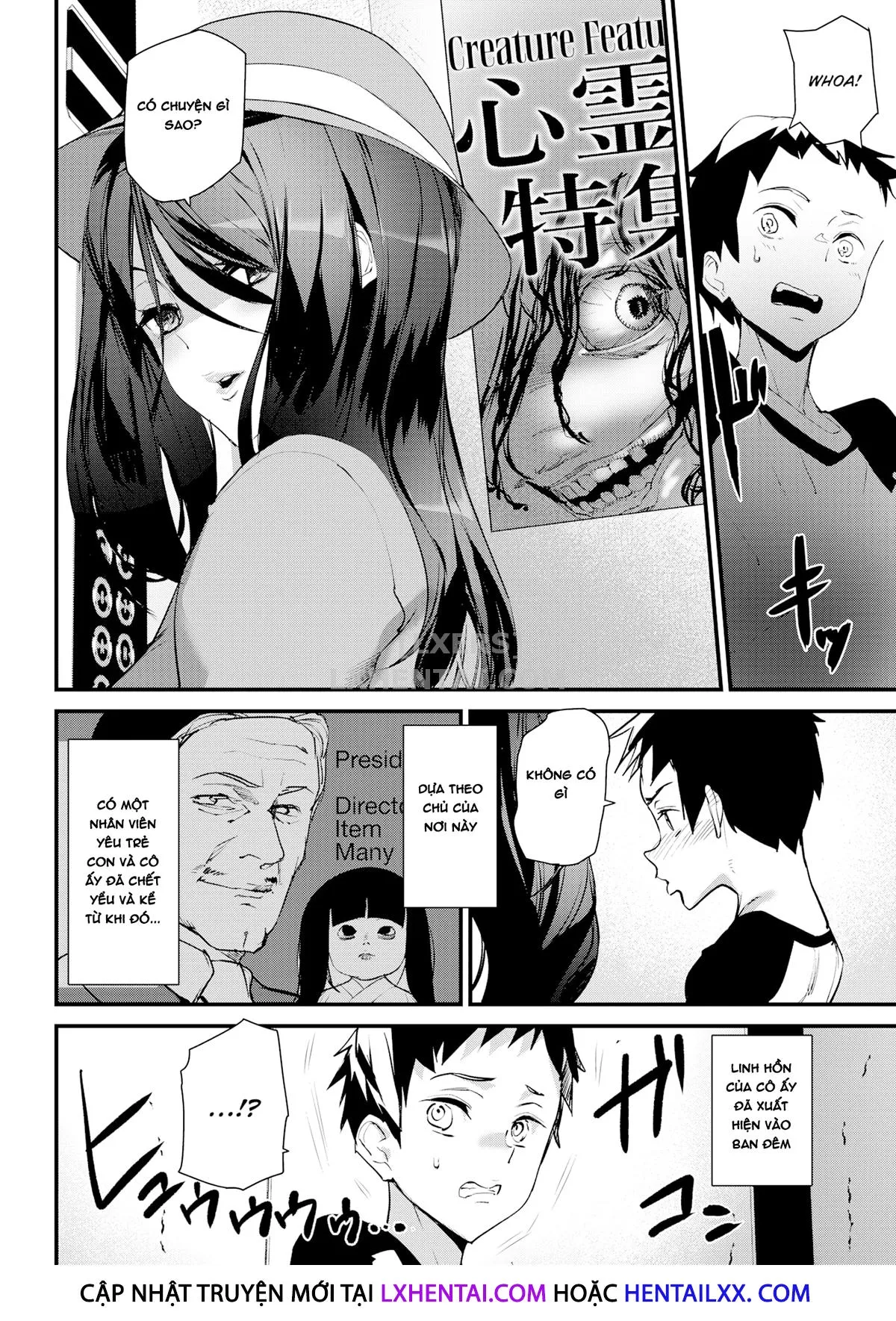 HentaiVN.net - Ảnh 7 - Gohoushi Zakari [Bet Your Body; Elevator In Heaven; The Cat Spring's Young Matron; I Love Pub; Nurse’s Secret; Professor Lock’s Strange Lab; Qipao Play] - Chap 2 - Elevator In Heaven