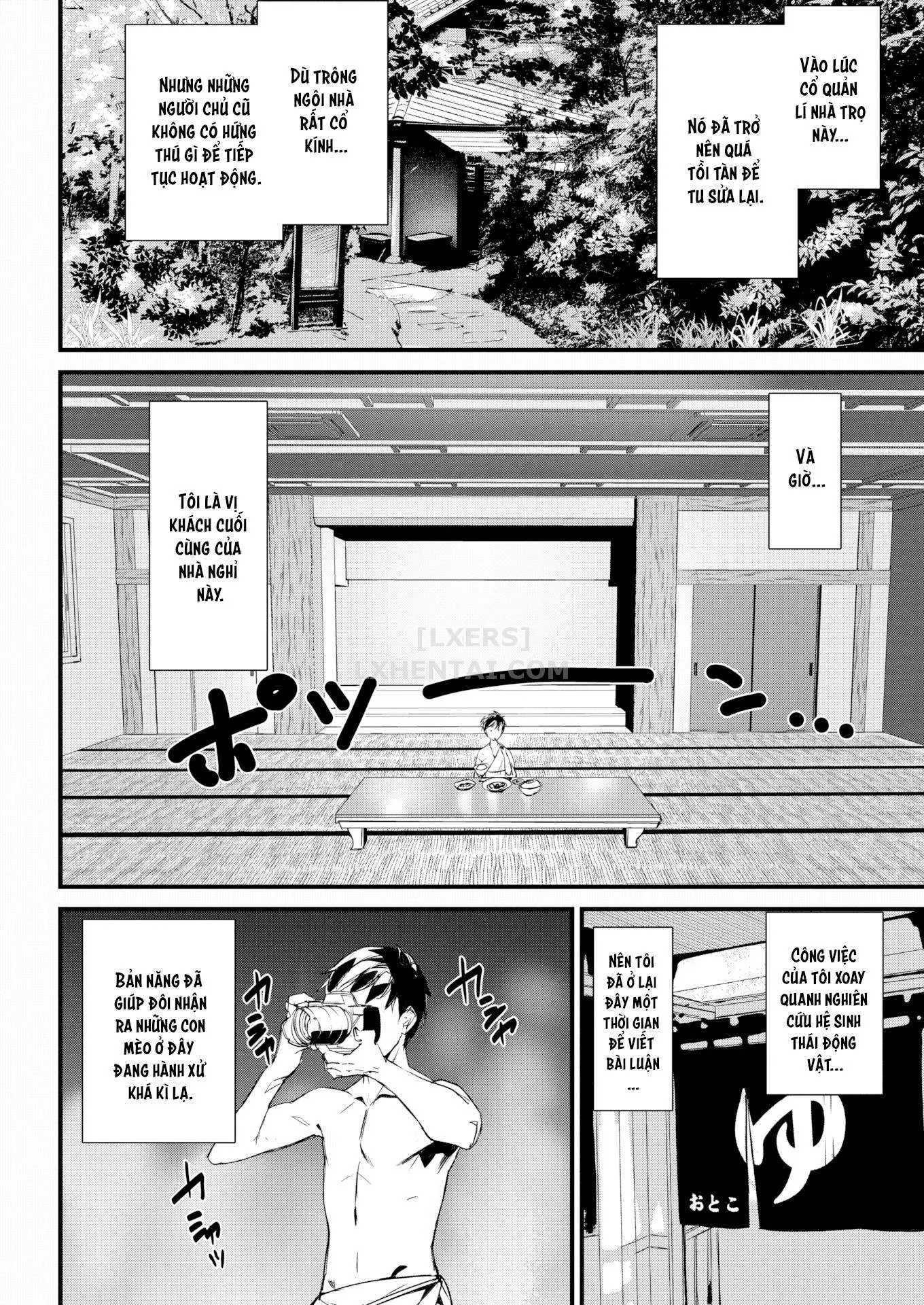 HentaiVN.net - Ảnh 7 - Gohoushi Zakari [Bet Your Body; Elevator In Heaven; The Cat Spring's Young Matron; I Love Pub; Nurse’s Secret; Professor Lock’s Strange Lab; Qipao Play] - Chap 3 - The Cat Springs Young Matron