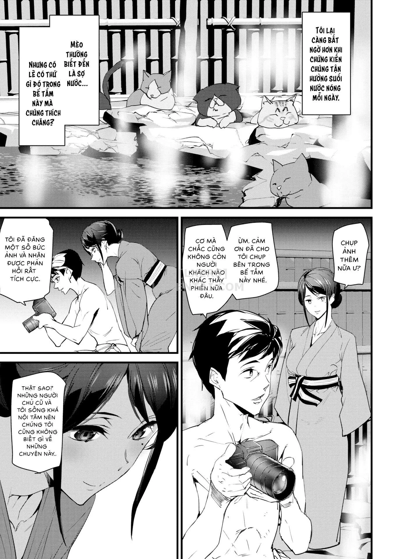 HentaiVN.net - Ảnh 8 - Gohoushi Zakari [Bet Your Body; Elevator In Heaven; The Cat Spring's Young Matron; I Love Pub; Nurse’s Secret; Professor Lock’s Strange Lab; Qipao Play] - Chap 3 - The Cat Springs Young Matron