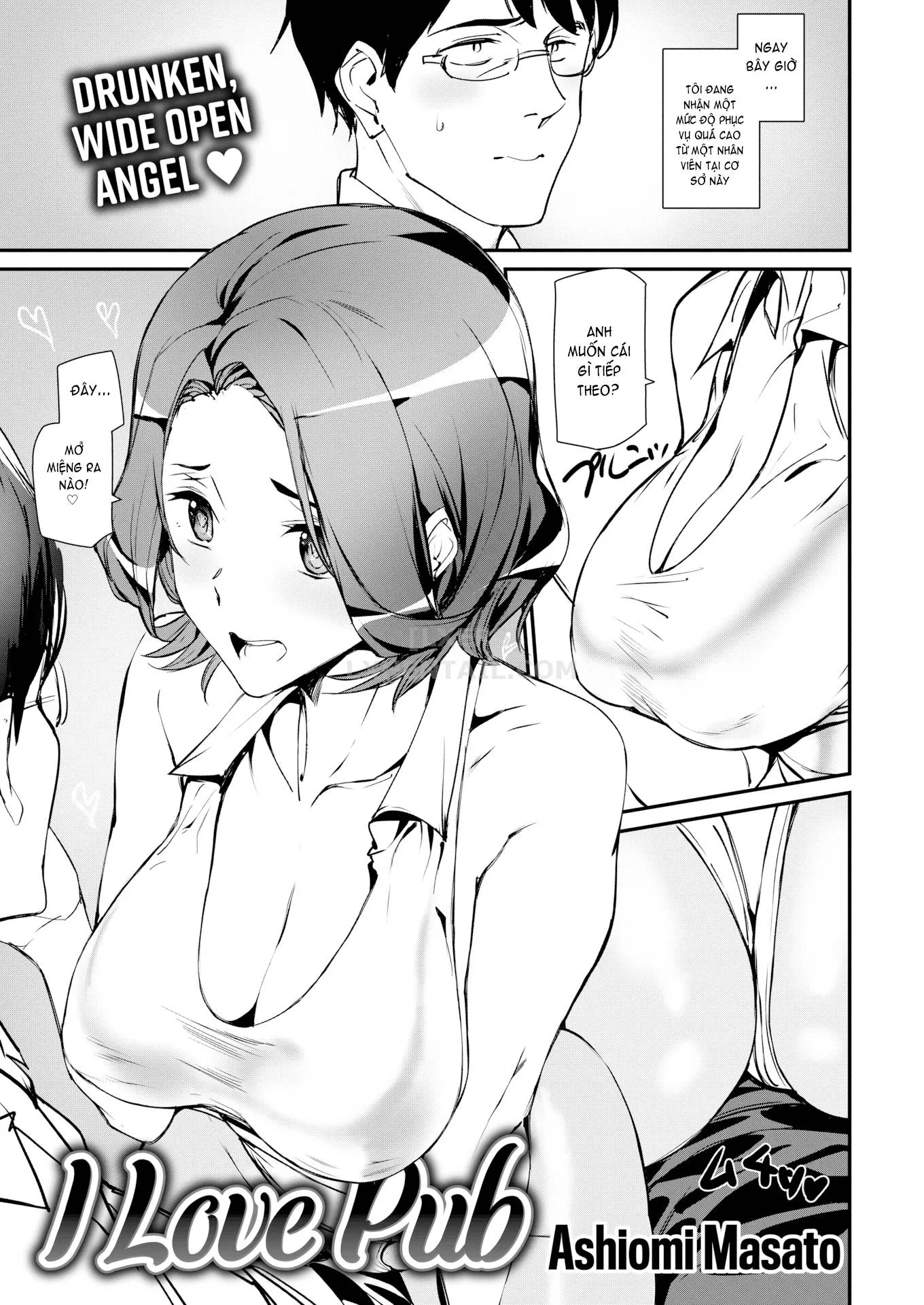 HentaiVN.net - Ảnh 5 - Gohoushi Zakari [Bet Your Body; Elevator In Heaven; The Cat Spring's Young Matron; I Love Pub; Nurse’s Secret; Professor Lock’s Strange Lab; Qipao Play] - Chap 4 - I Love Pub