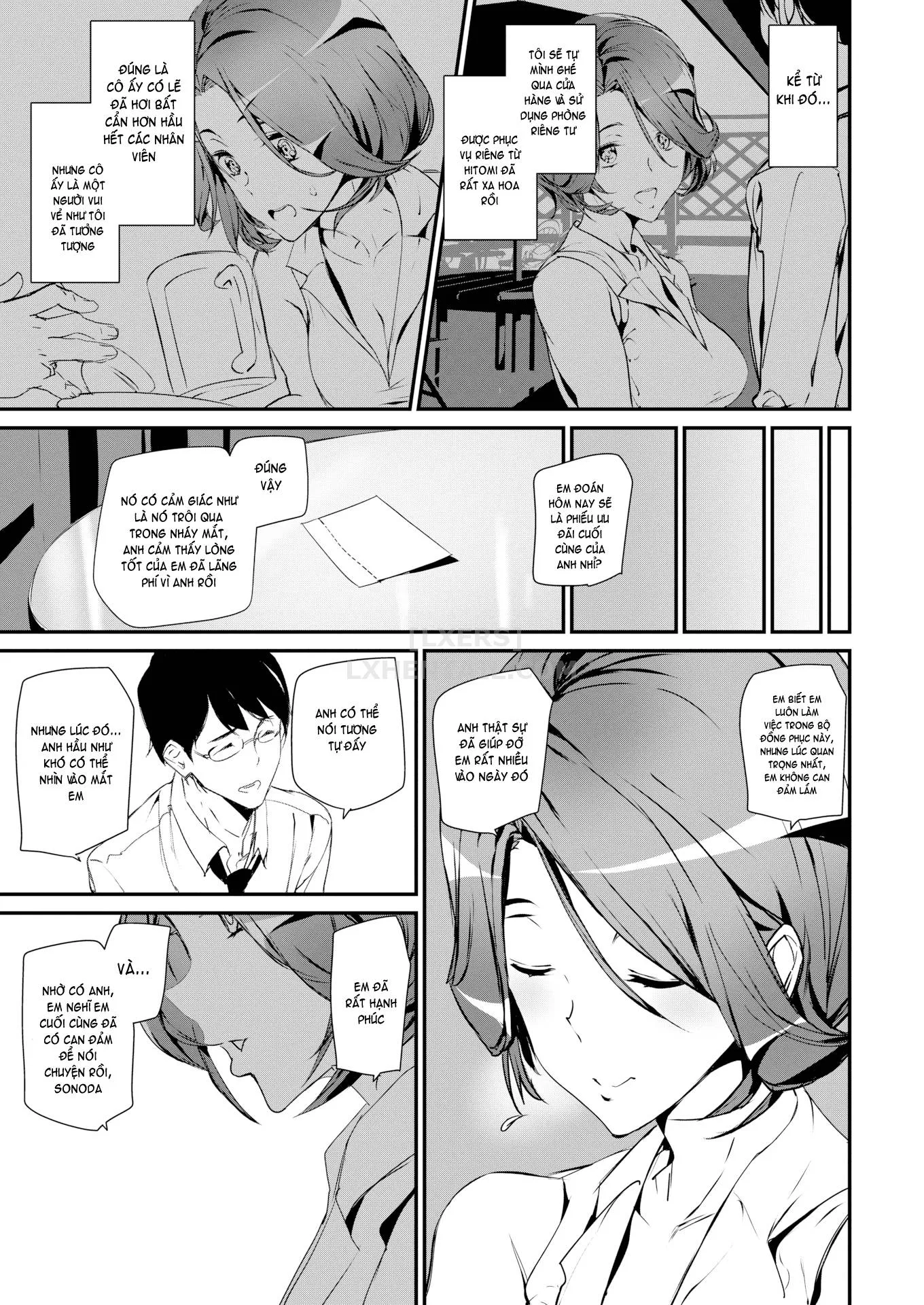 HentaiVN.net - Ảnh 9 - Gohoushi Zakari [Bet Your Body; Elevator In Heaven; The Cat Spring's Young Matron; I Love Pub; Nurse’s Secret; Professor Lock’s Strange Lab; Qipao Play] - Chap 4 - I Love Pub