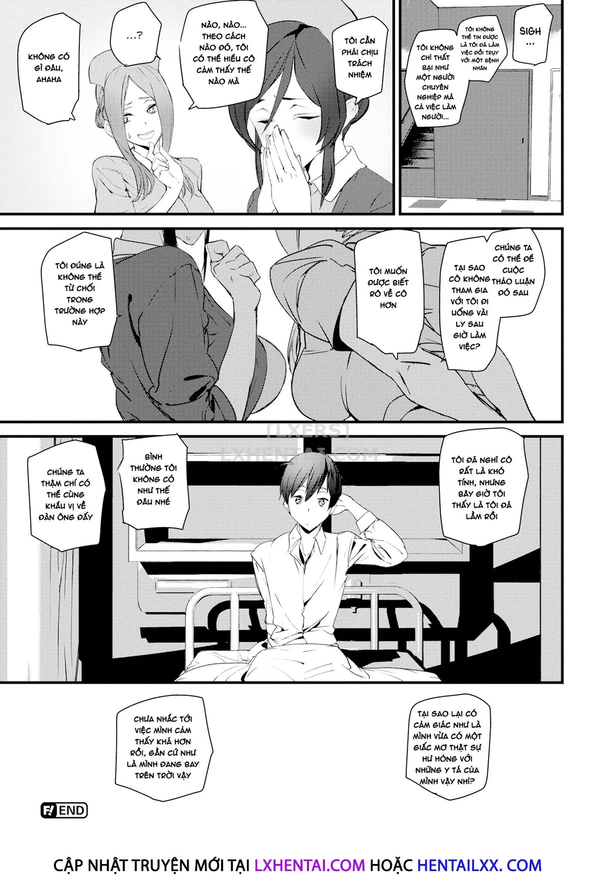 HentaiVN.net - Ảnh 21 - Gohoushi Zakari [Bet Your Body; Elevator In Heaven; The Cat Spring's Young Matron; I Love Pub; Nurse’s Secret; Professor Lock’s Strange Lab; Qipao Play] - Chap 5 - Nurse’s Secret