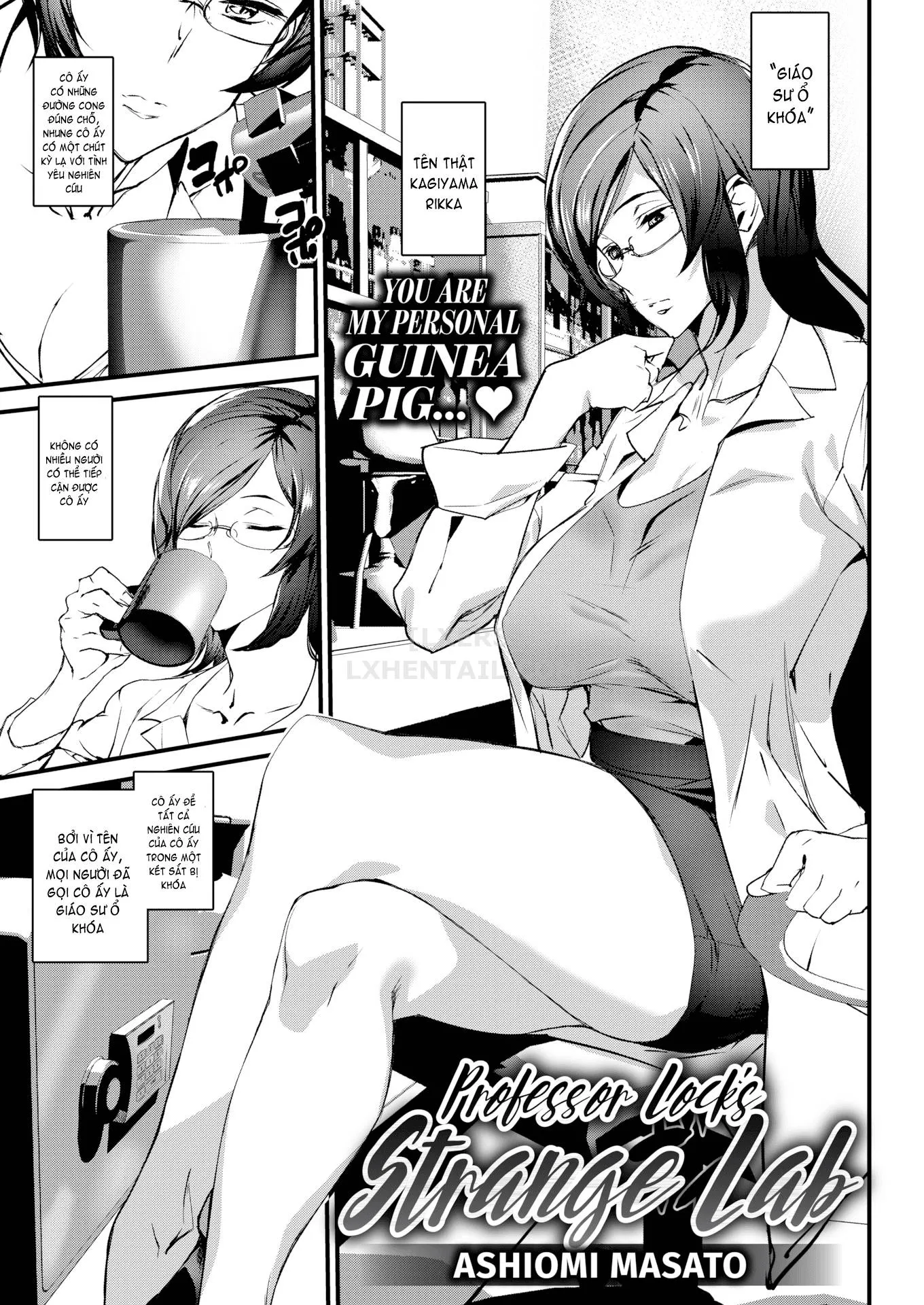 HentaiVN.net - Ảnh 5 - Gohoushi Zakari [Bet Your Body; Elevator In Heaven; The Cat Spring's Young Matron; I Love Pub; Nurse’s Secret; Professor Lock’s Strange Lab; Qipao Play] - Chap 6 - Professor Lock’s Strange Lab