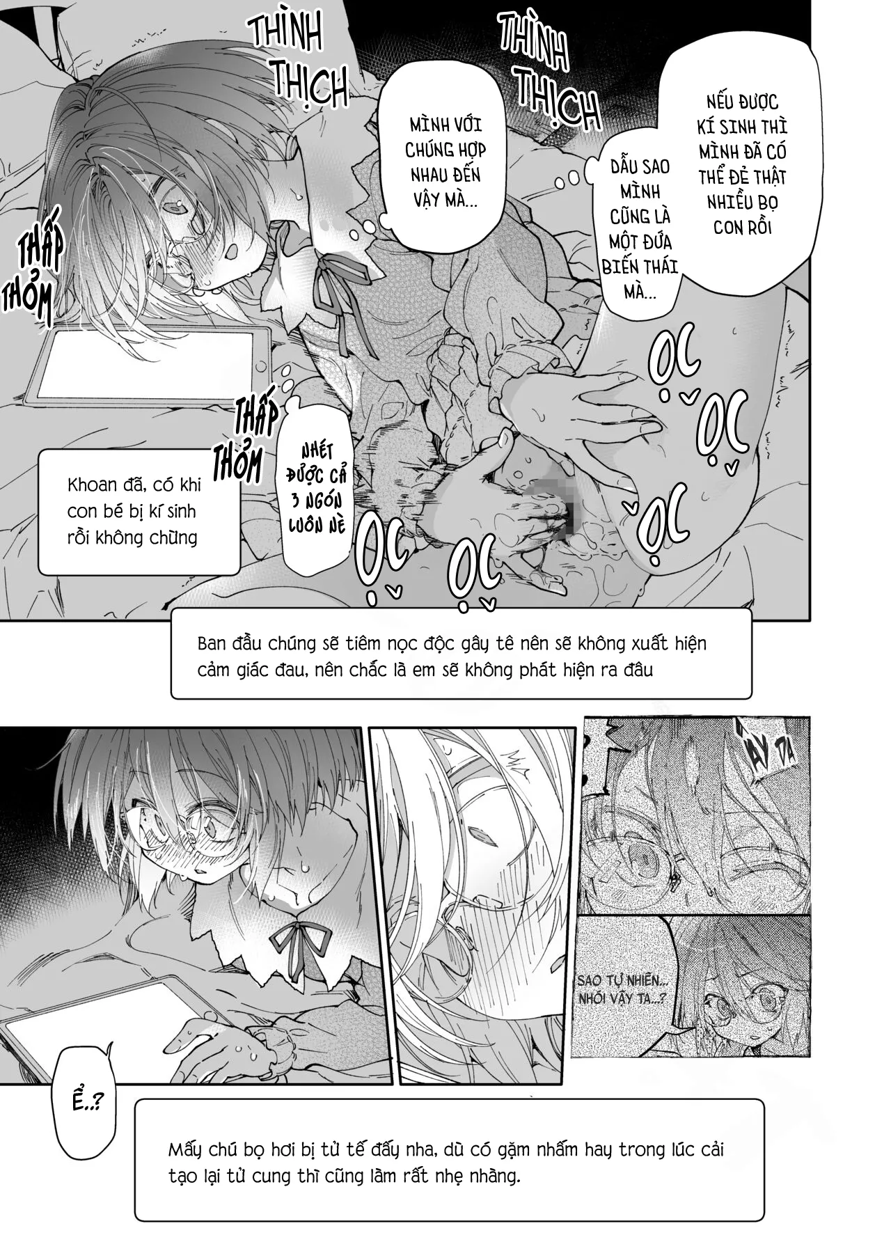 HentaiVN.net - Ảnh 36 - Stocking to Kiseichuu [Tất Đùi Và Ký Sinh Trùng;Stocking & Parasites] - Oneshot