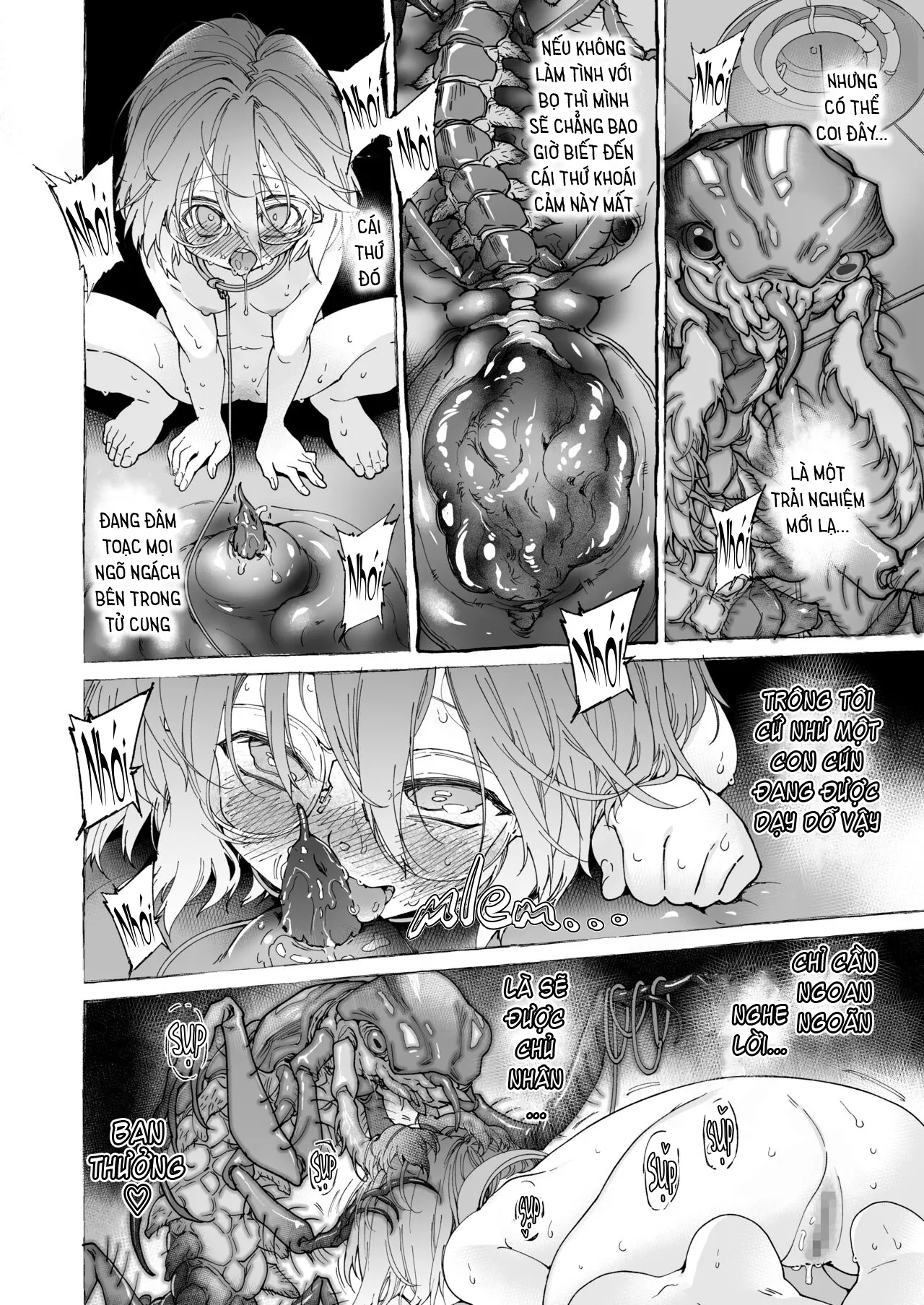 HentaiVN.net - Ảnh 45 - Stocking to Kiseichuu [Tất Đùi Và Ký Sinh Trùng;Stocking & Parasites] - Oneshot
