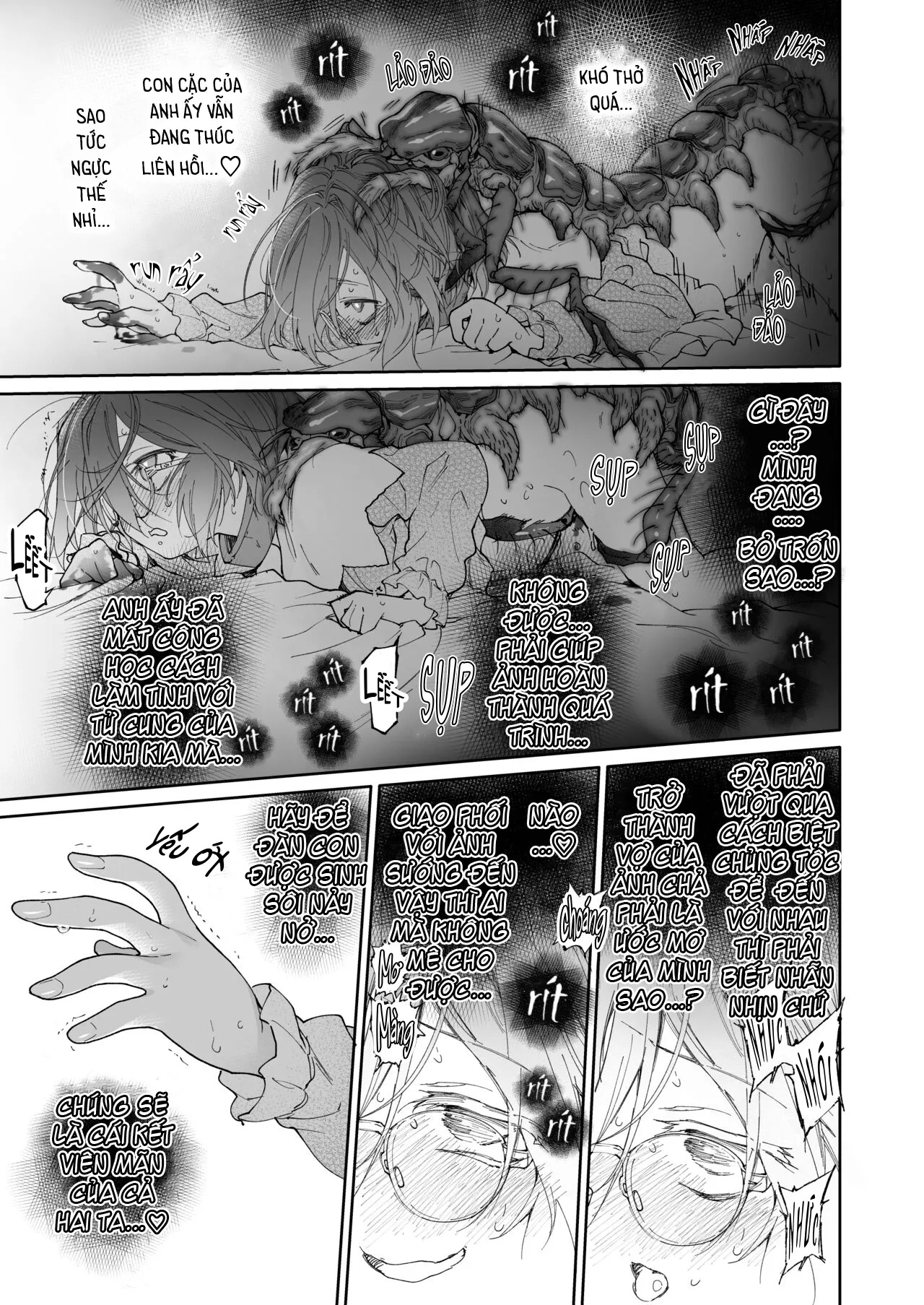 HentaiVN.net - Ảnh 50 - Stocking to Kiseichuu [Tất Đùi Và Ký Sinh Trùng;Stocking & Parasites] - Oneshot