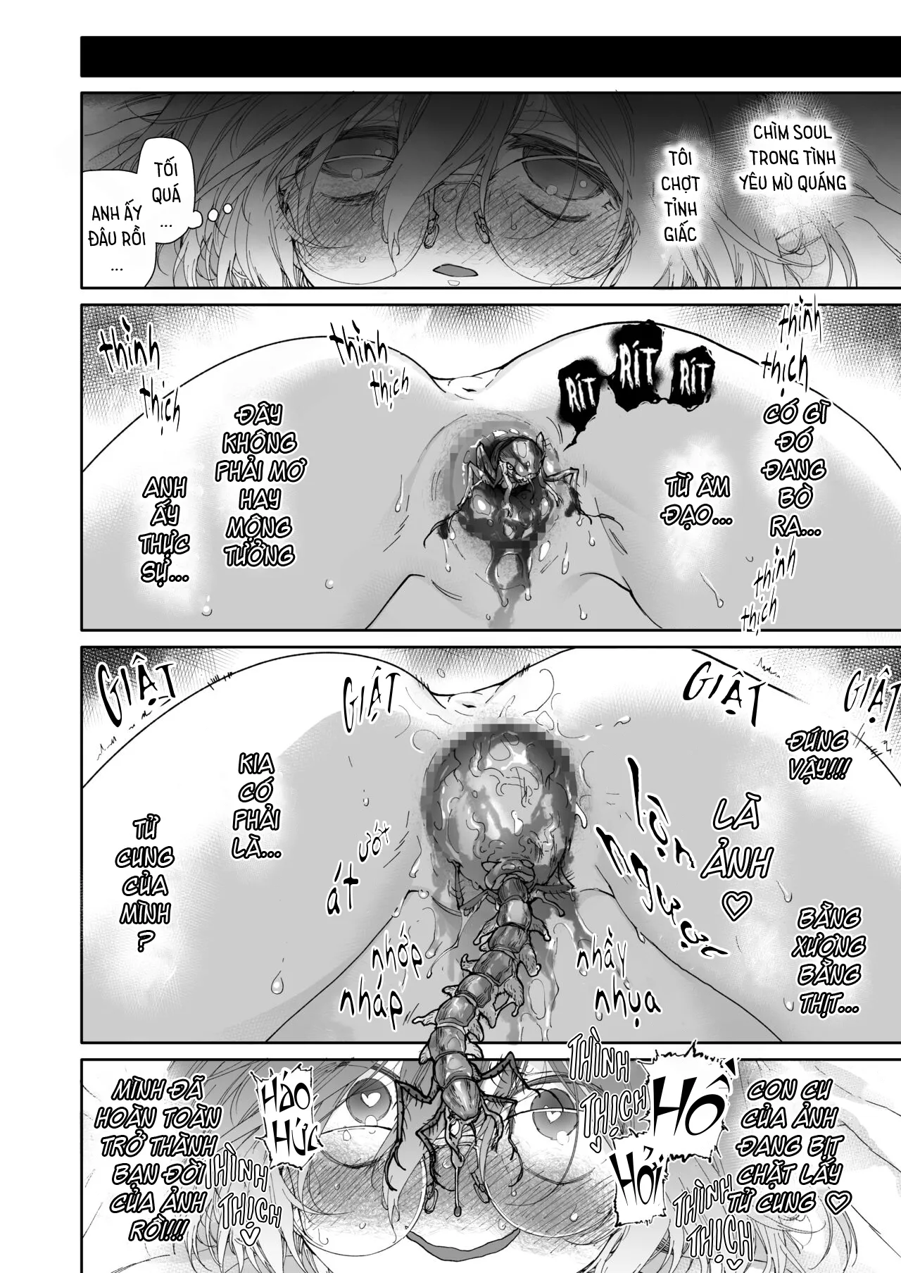 HentaiVN.net - Ảnh 53 - Stocking to Kiseichuu [Tất Đùi Và Ký Sinh Trùng;Stocking & Parasites] - Oneshot