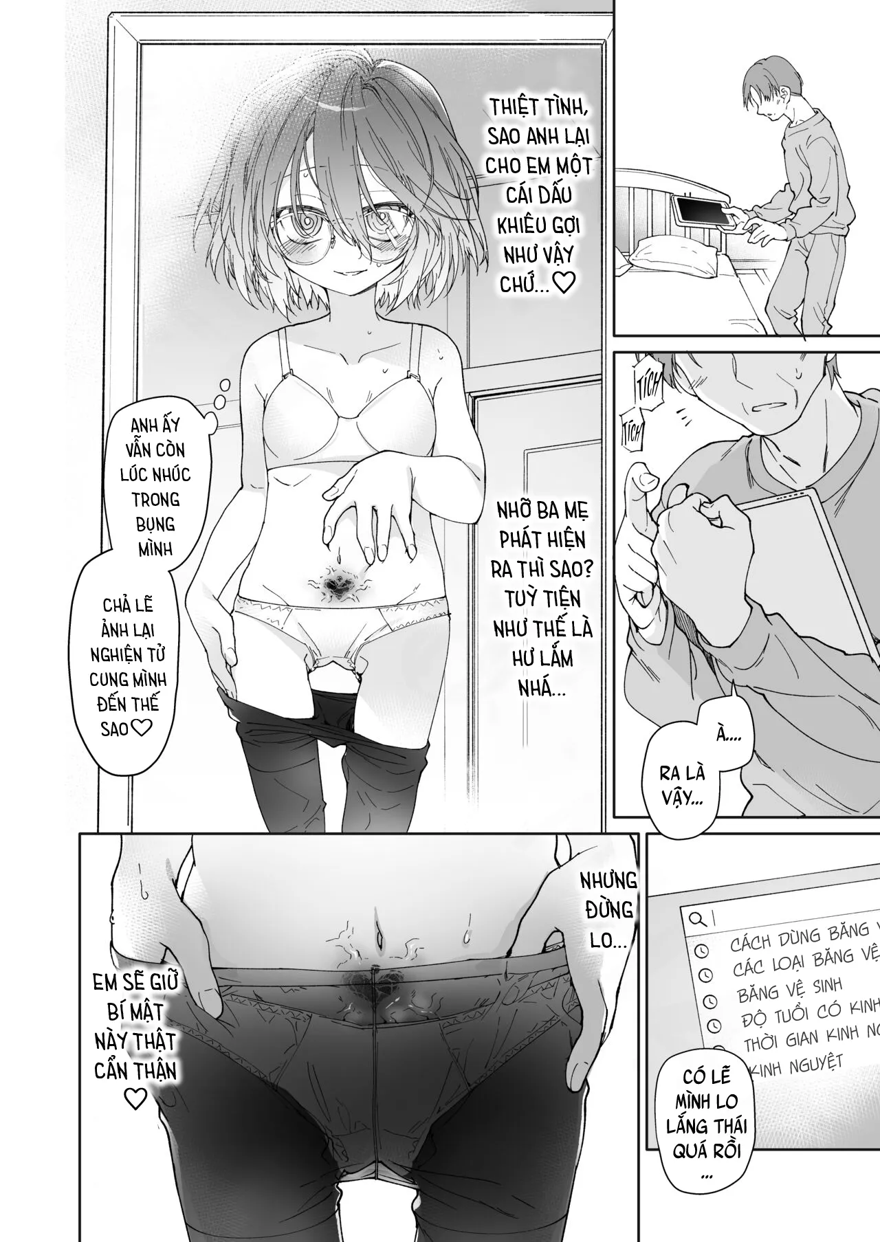 HentaiVN.net - Ảnh 59 - Stocking to Kiseichuu [Tất Đùi Và Ký Sinh Trùng;Stocking & Parasites] - Oneshot