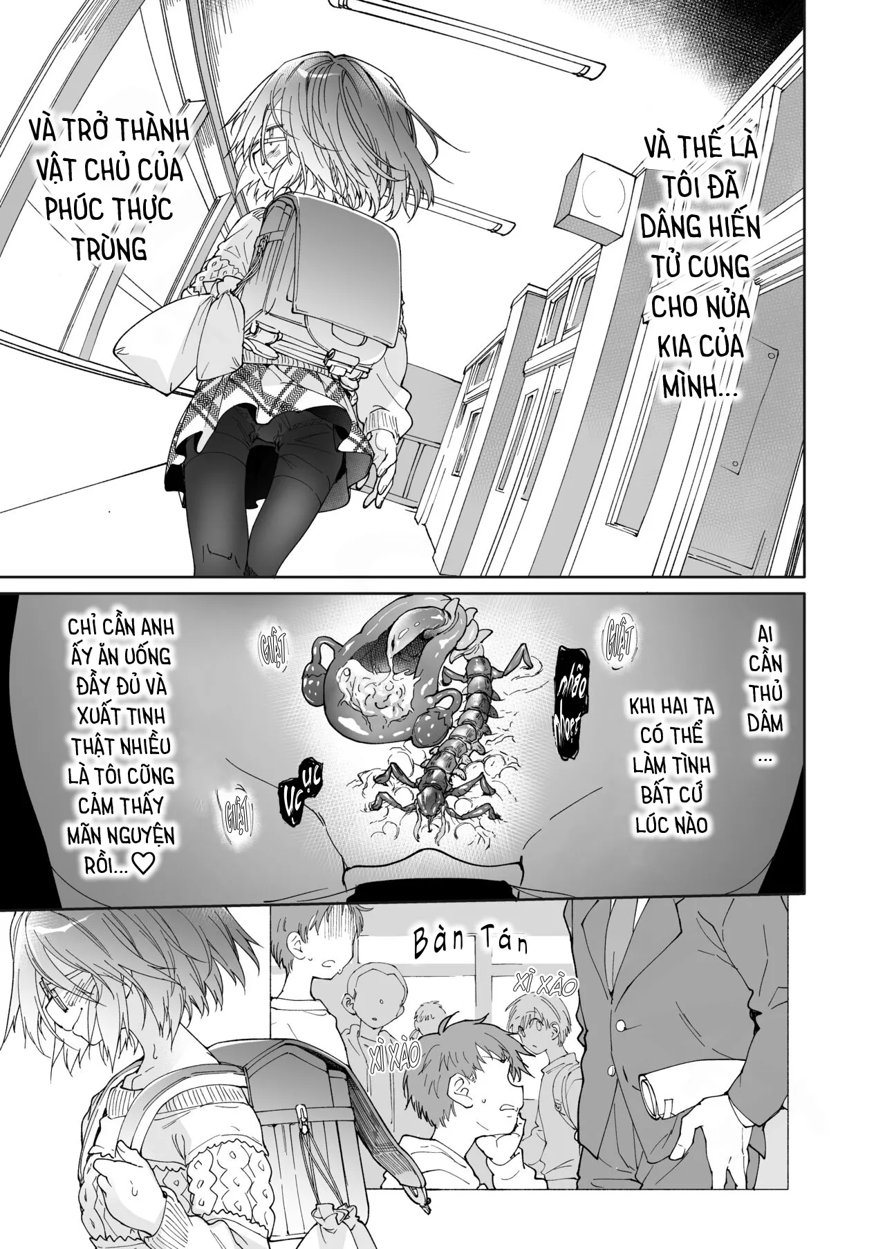 HentaiVN.net - Ảnh 60 - Stocking to Kiseichuu [Tất Đùi Và Ký Sinh Trùng;Stocking & Parasites] - Oneshot