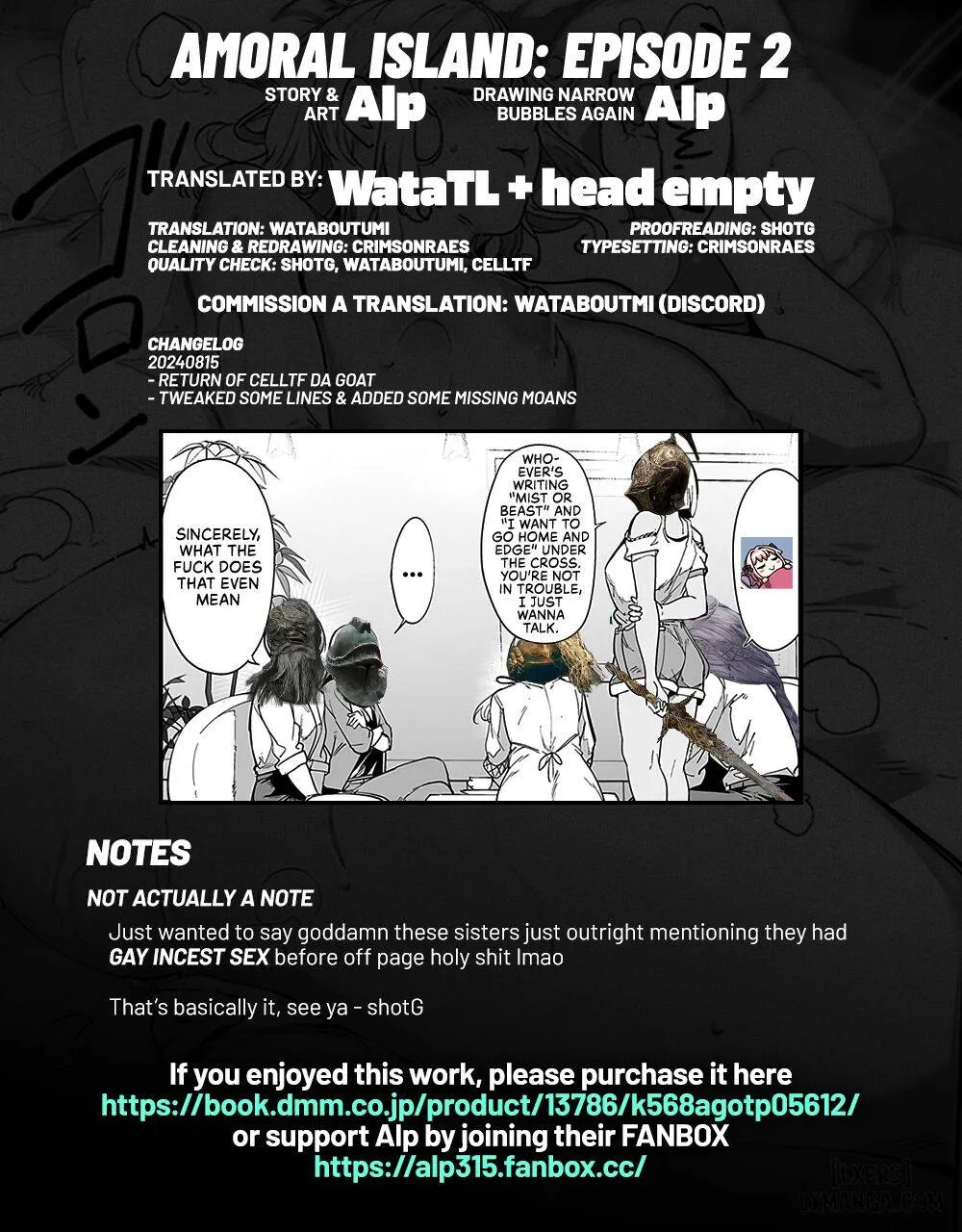 HentaiVN.net - Ảnh 48 - Hòn đảo phi luân lý [Amoral Island] - Chap 2 END