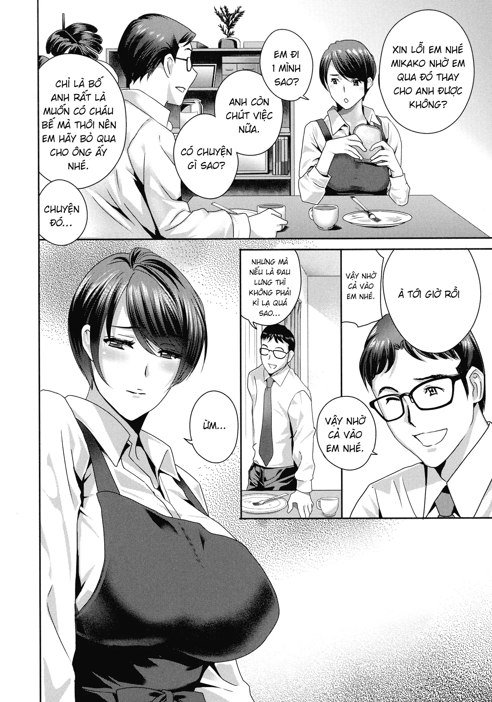 HentaiVN.net - Ảnh 28 - Giáo huấn mang thai của tên bố chồng dơ bẩn [Fushidara na Nikutai Dosukebe Gifu no Ninshin Shinan ; ふしだらな肉体 ドスケベ義父の妊娠指南] - 5 chương đầu