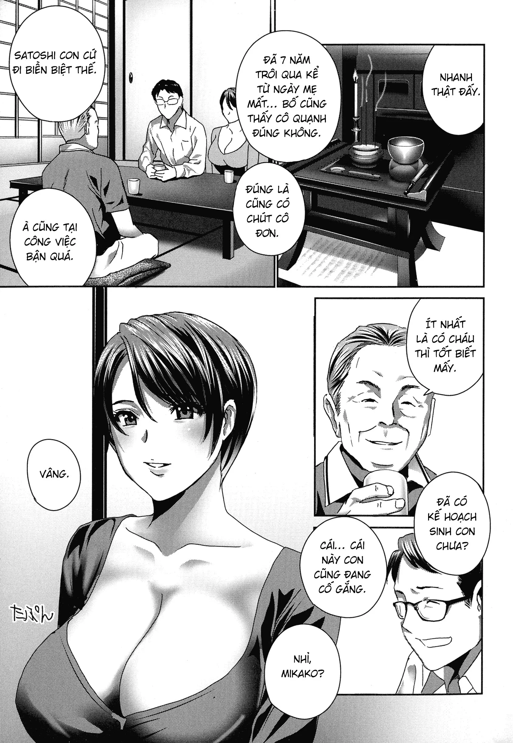 HentaiVN.net - Ảnh 9 - Giáo huấn mang thai của tên bố chồng dơ bẩn [Fushidara na Nikutai Dosukebe Gifu no Ninshin Shinan ; ふしだらな肉体 ドスケベ義父の妊娠指南] - 5 chương đầu