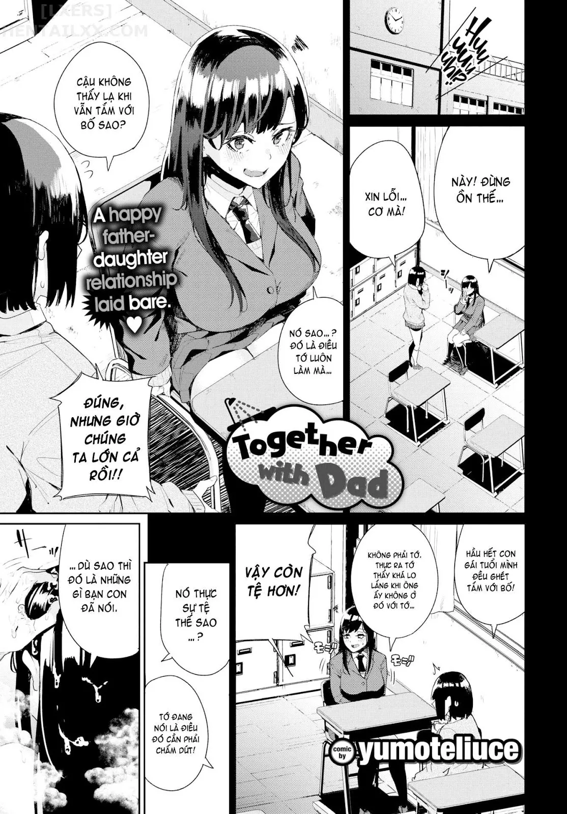 HentaiVN.net - Ảnh 5 - JK Manual [Schoolgirl Guide 1 + 2; Together with Dad; Let No Stalker Escape!?; Osen Infiltration] - Chap 3 - Together with Dad