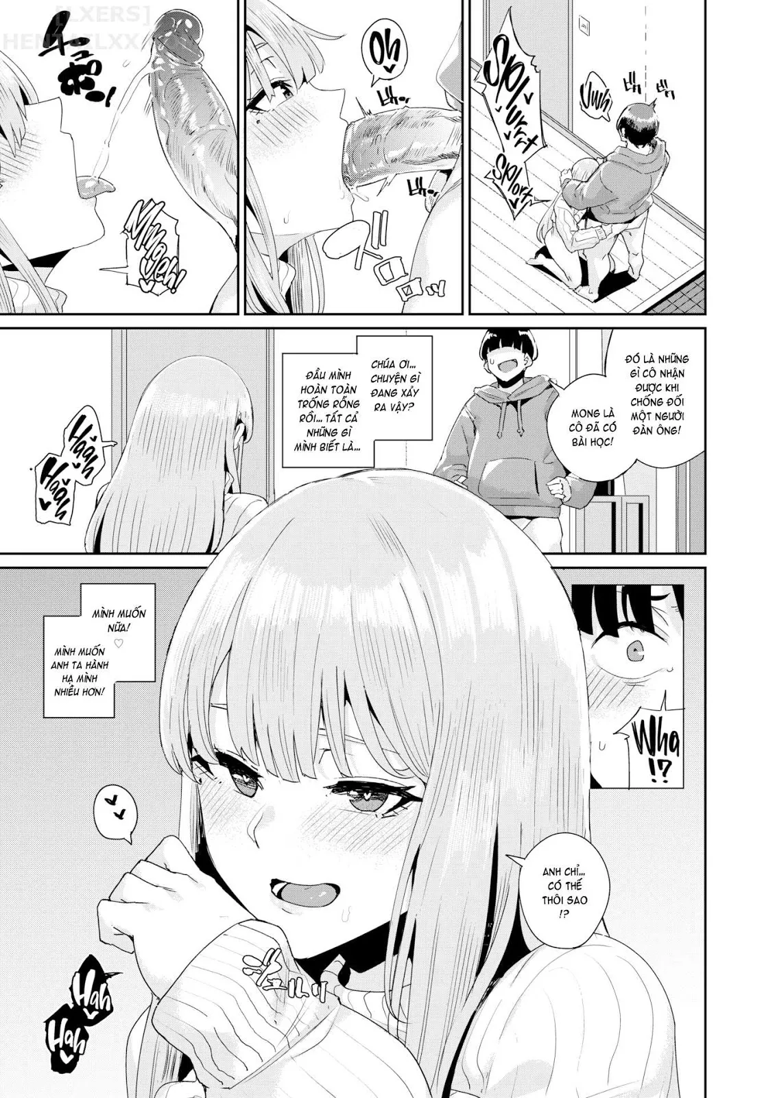 HentaiVN.net - Ảnh 19 - JK Manual [Schoolgirl Guide 1 + 2; Together with Dad; Let No Stalker Escape!?; Osen Infiltration] - Chap 4 - Let No Stalker Escape!?