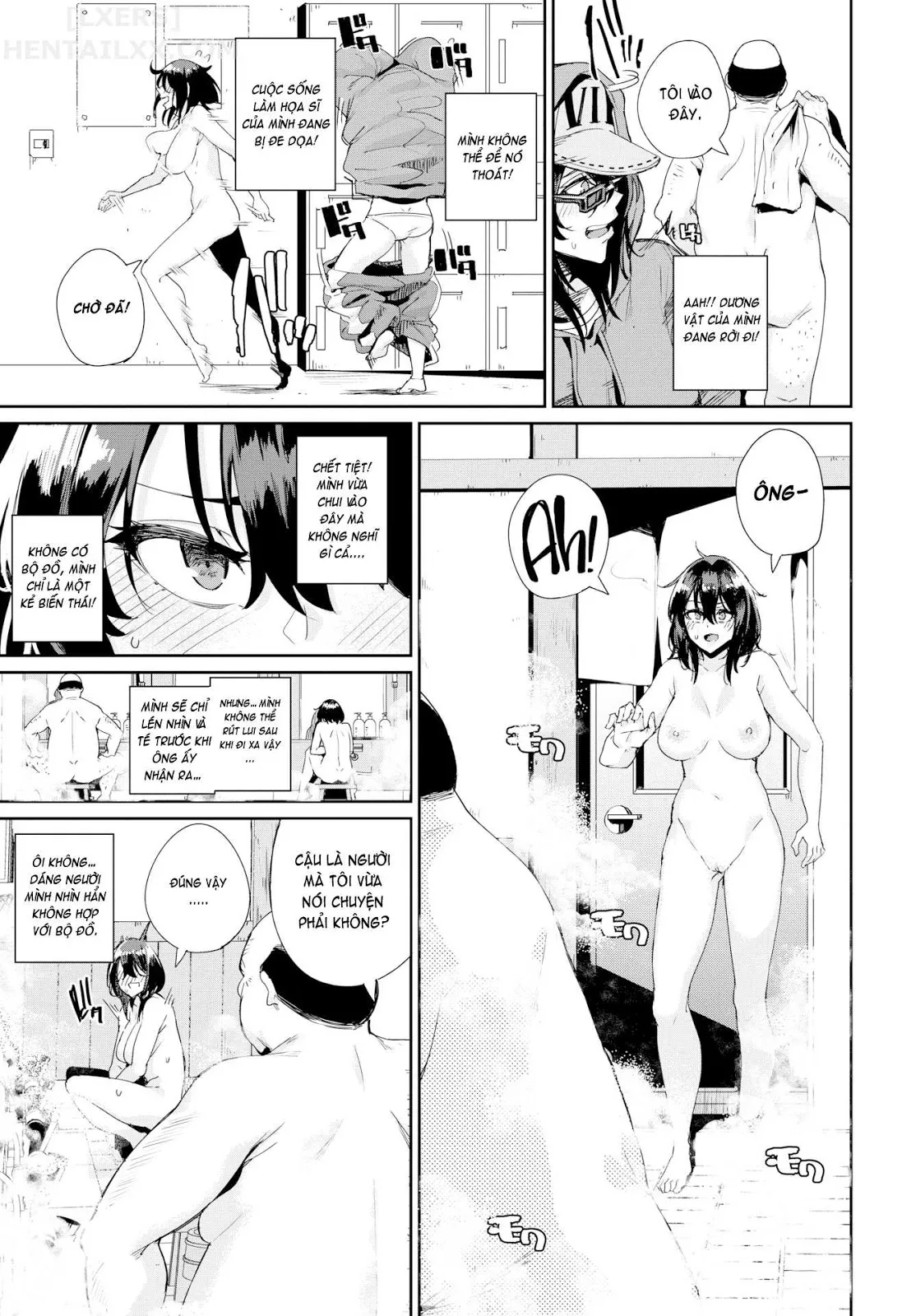 HentaiVN.net - Ảnh 9 - JK Manual [Schoolgirl Guide 1 + 2; Together with Dad; Let No Stalker Escape!?; Osen Infiltration] - Chap 5 - Osen Infiltration