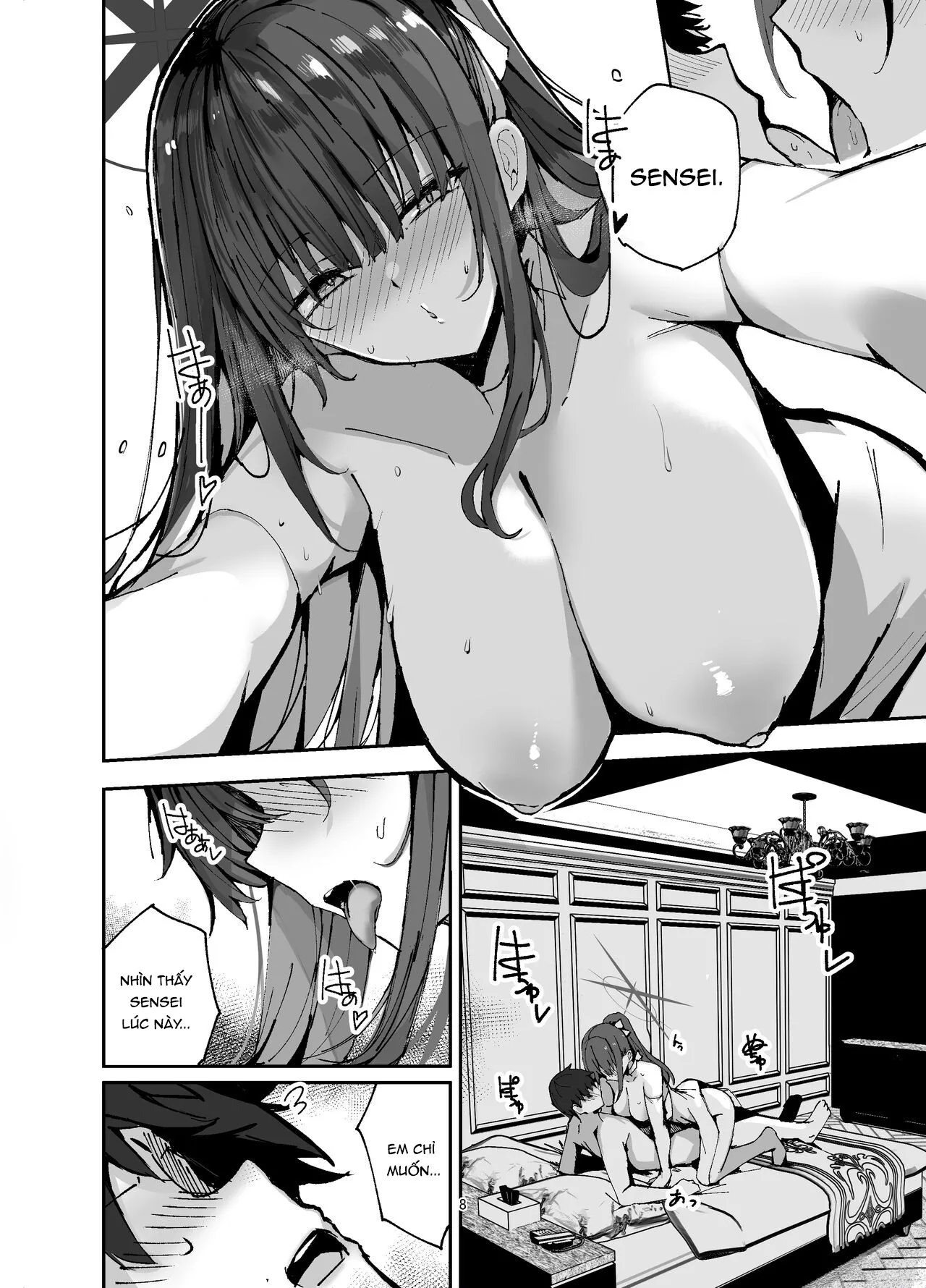 HentaiVN.net - Ảnh 8 - Saori ga Shittoshite Sensei o Osocchau Hon. (Blue Archive) - Oneshot