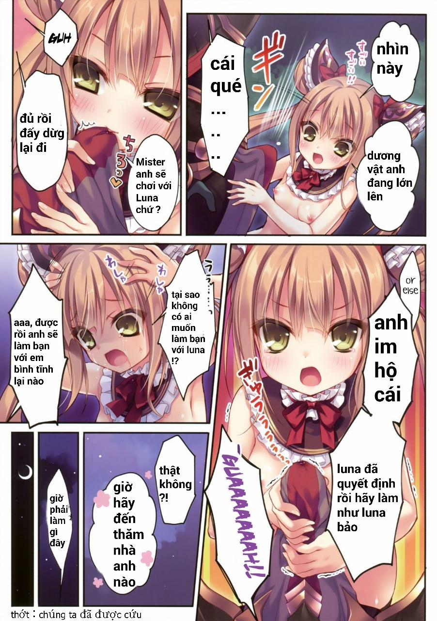 HentaiVN.net - Ảnh 5 - Cạm bẫy của Luna (Shadowverse) [Luna ga Asonde Ageru] - Oneshot