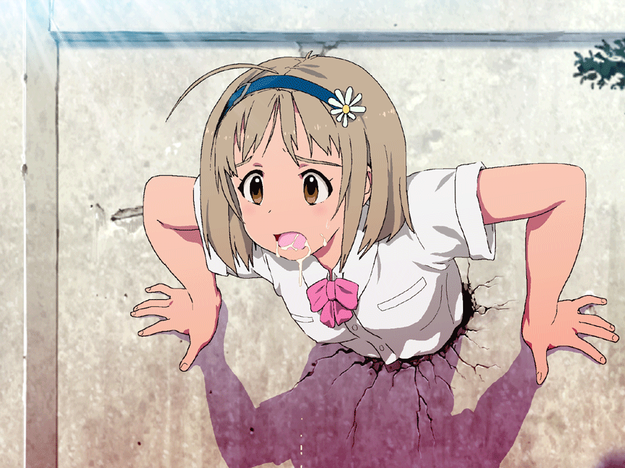 HentaiVN.net - Ảnh 14 - Kabe ni Hamatte Ugokenai! - Artist CG Ảnh động