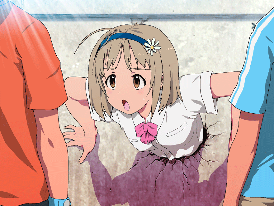 HentaiVN.net - Ảnh 15 - Kabe ni Hamatte Ugokenai! - Artist CG Ảnh động