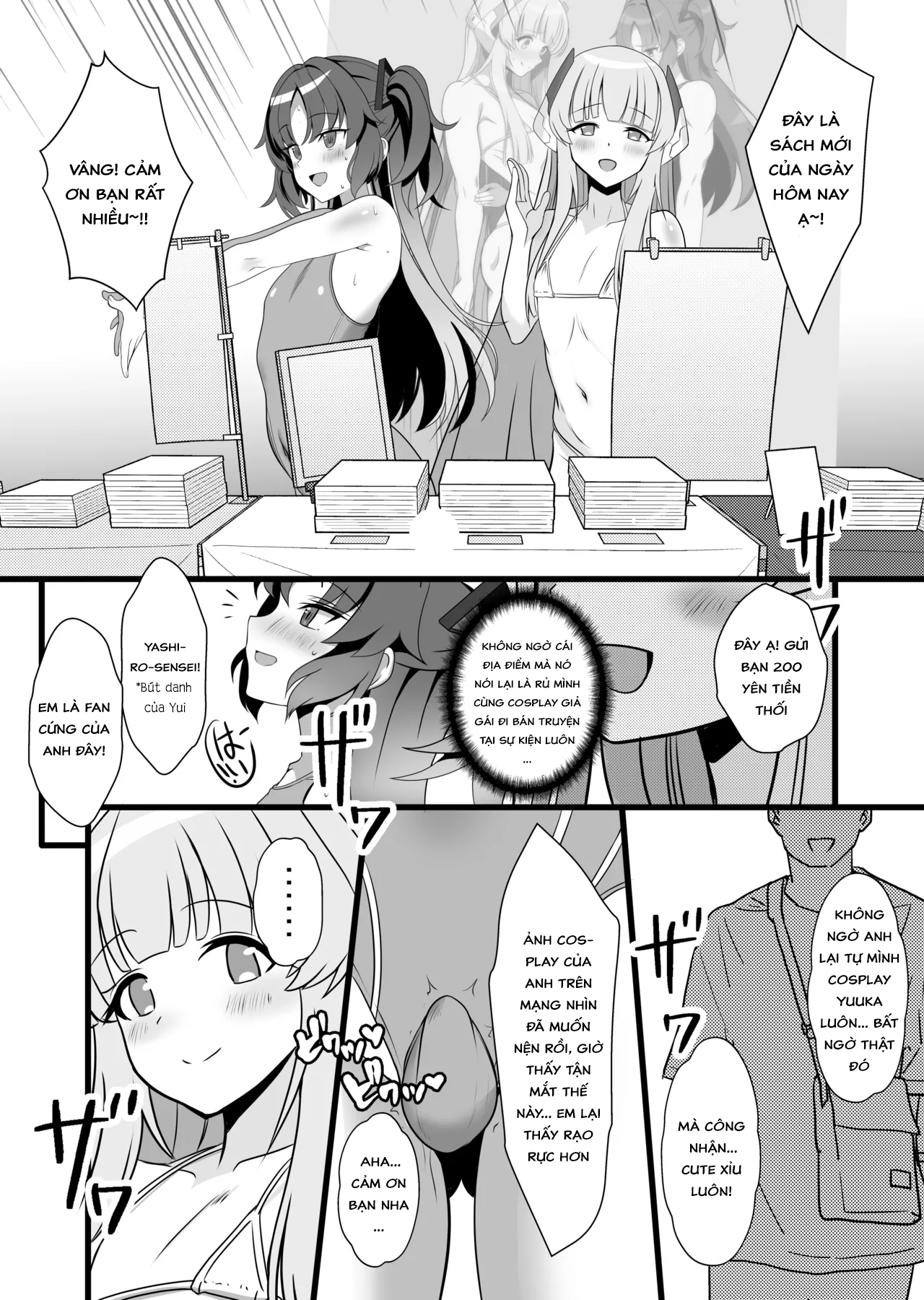 HentaiVN.net - Ảnh 13 - Bí mật OO của Yuuka-kun và Noa-kun - Oneshot
