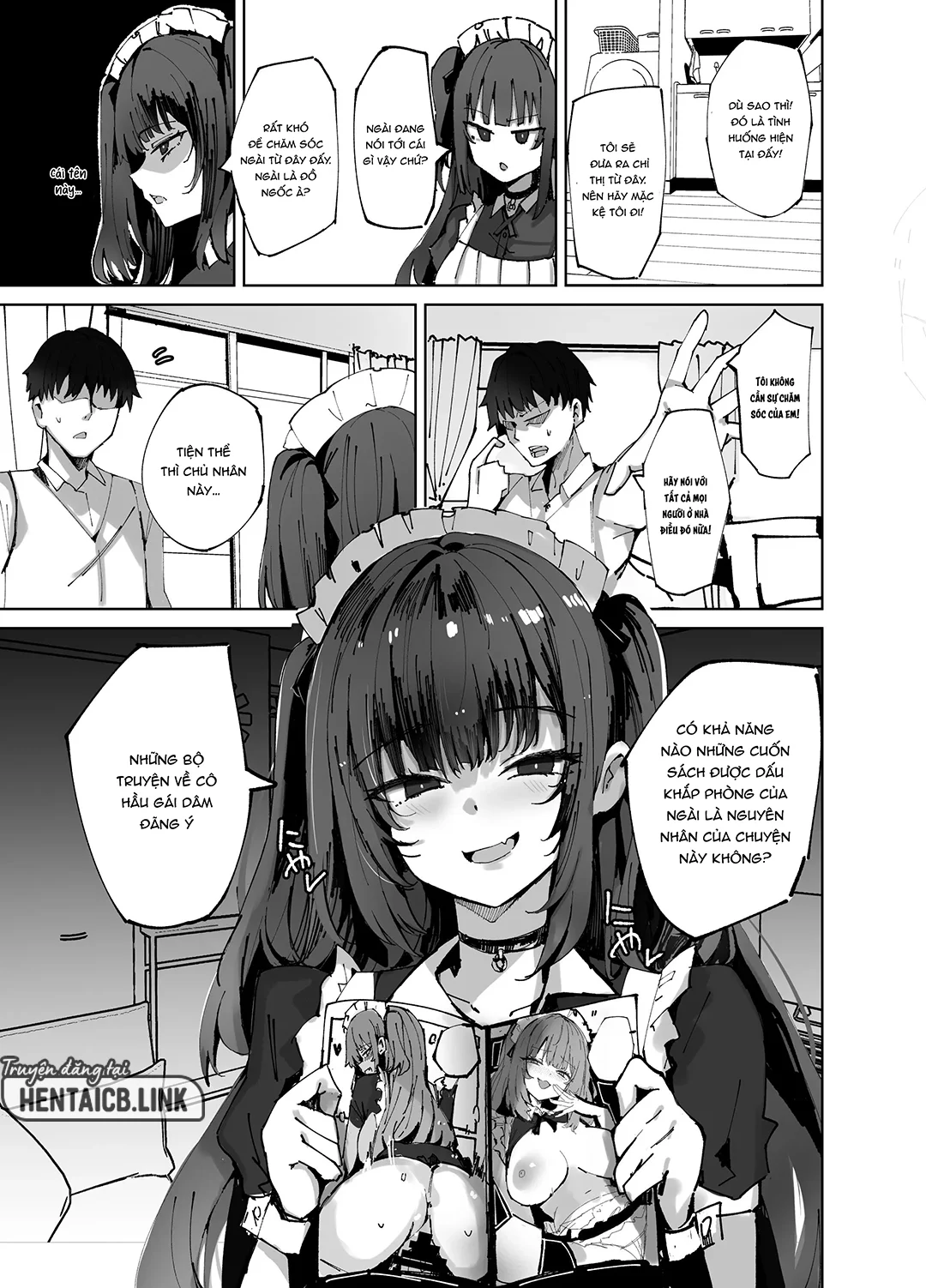 HentaiVN.net - Ảnh 6 - Nàng hầu tìm thấy đồ tôi giấu - Oneshot