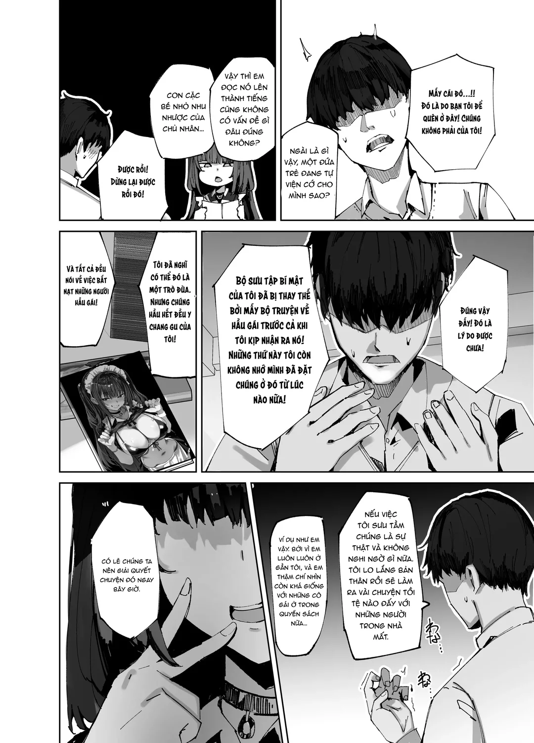 HentaiVN.net - Ảnh 7 - Nàng hầu tìm thấy đồ tôi giấu - Oneshot