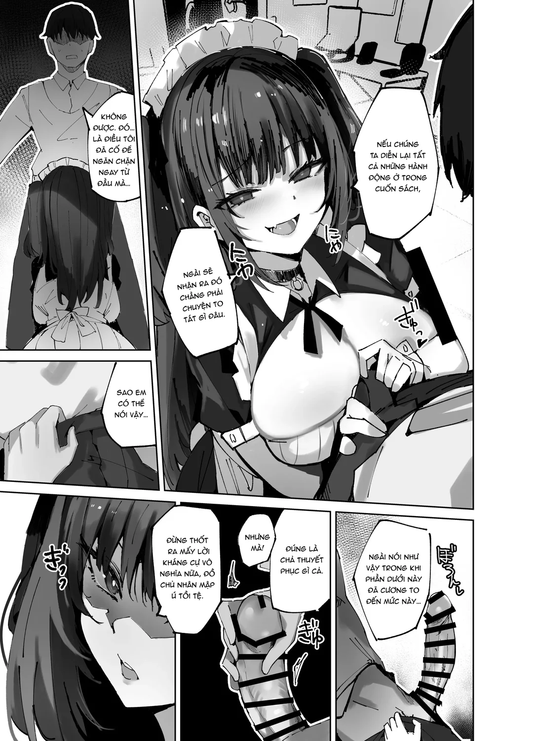 HentaiVN.net - Ảnh 8 - Nàng hầu tìm thấy đồ tôi giấu - Oneshot
