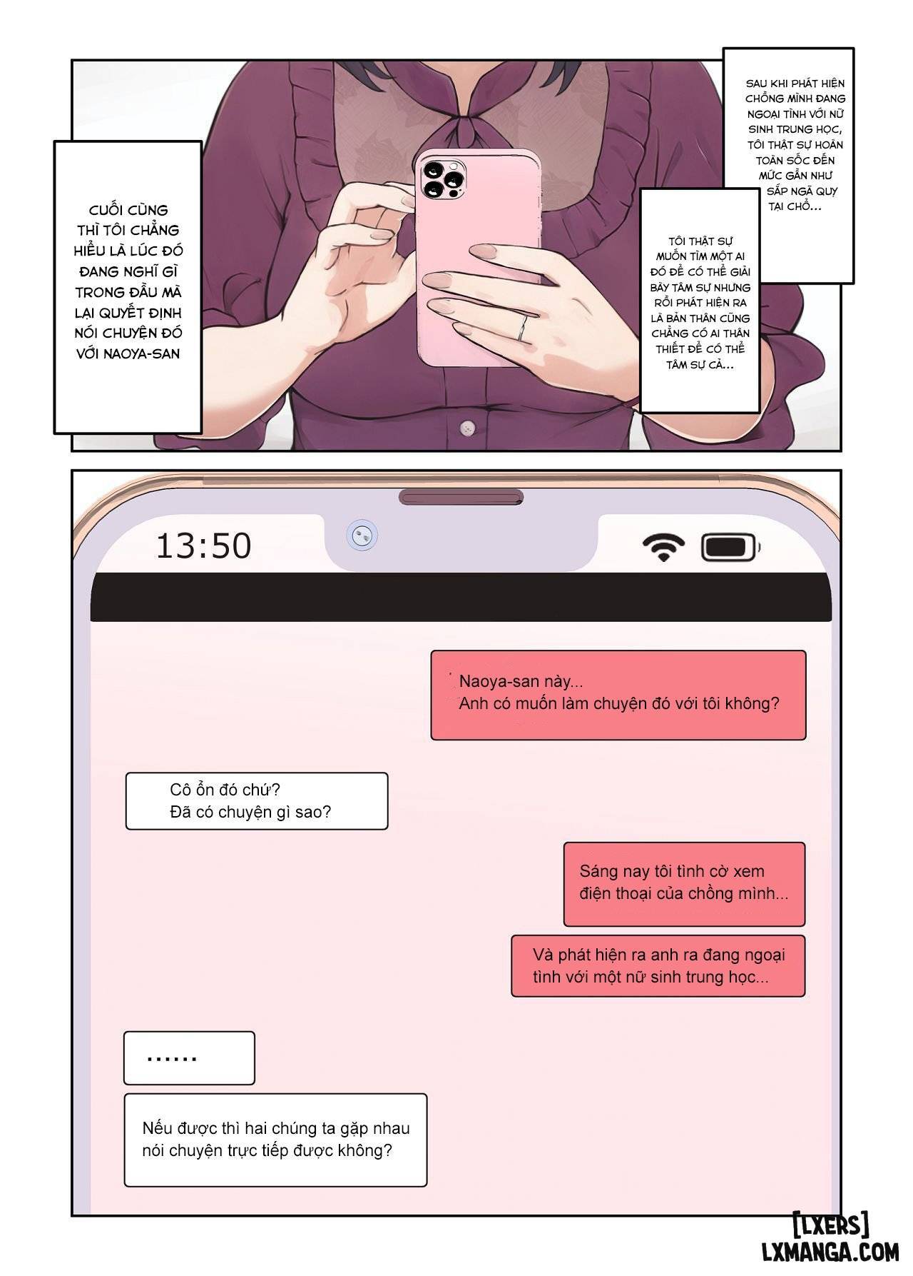 HentaiVN.net - Ảnh 27 - Heibon na Shufu dakedo Gogo dake Hitozuma Yametemasu - Chap 1