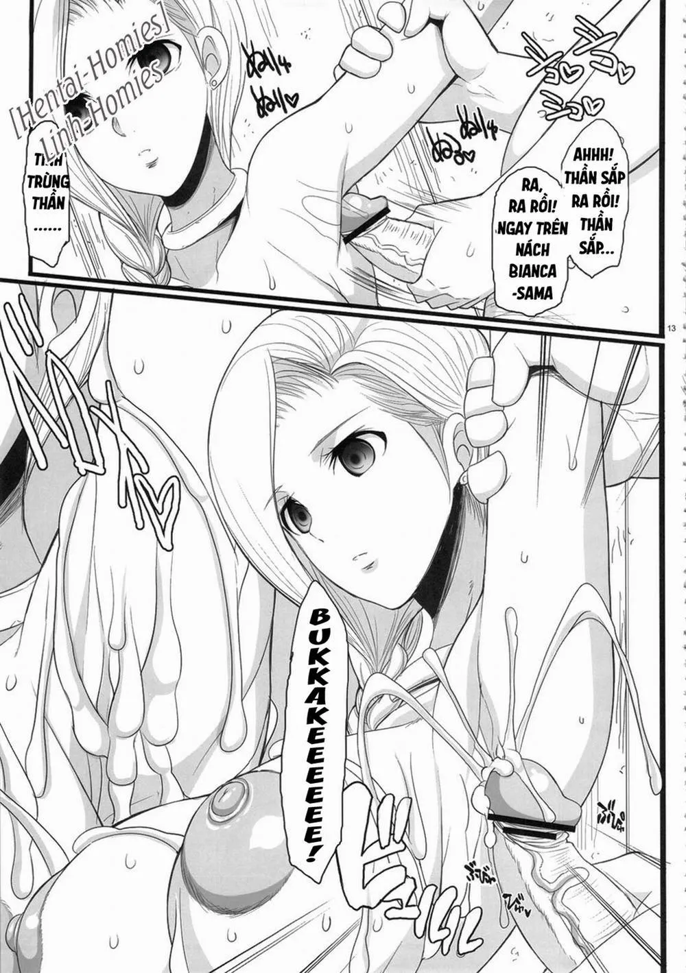HentaiVN.net - Ảnh 11 - Bianca no Waki | Time Stop Spell Sleepmorer (Dragon Quest V) - Oneshot