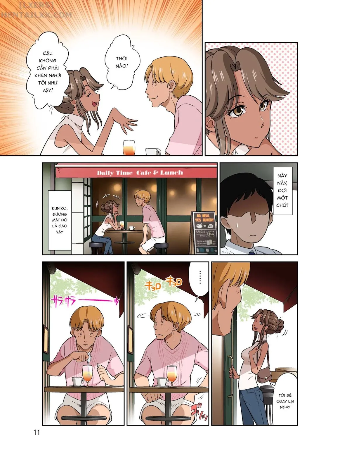 HentaiVN.net - Ảnh 12 - Khi tôi đang đi công tác, vợ tôi có chuyến đi NTR [Ore Shucchouchuu, Tsuma Netorarechuu] - Oneshot