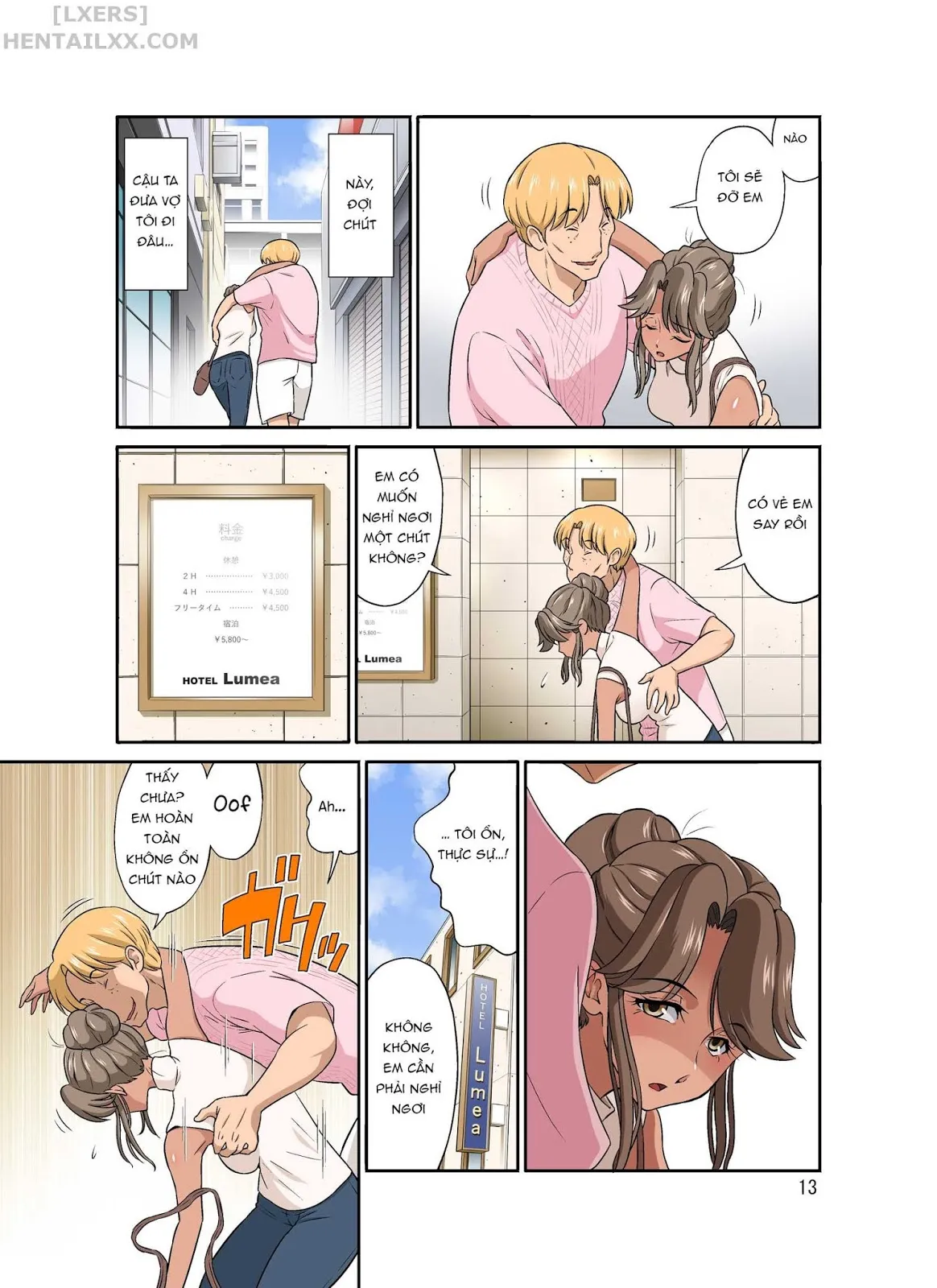 HentaiVN.net - Ảnh 14 - Khi tôi đang đi công tác, vợ tôi có chuyến đi NTR [Ore Shucchouchuu, Tsuma Netorarechuu] - Oneshot