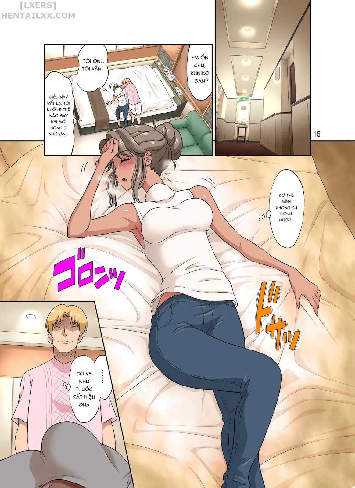 HentaiVN.net - Ảnh 16 - Khi tôi đang đi công tác, vợ tôi có chuyến đi NTR [Ore Shucchouchuu, Tsuma Netorarechuu] - Oneshot