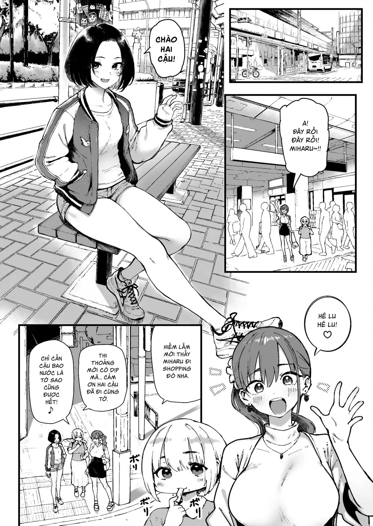 HentaiVN.net - Ảnh 11 - Lần đầu của Miharu [Miharu no Hajimete] - Oneshot