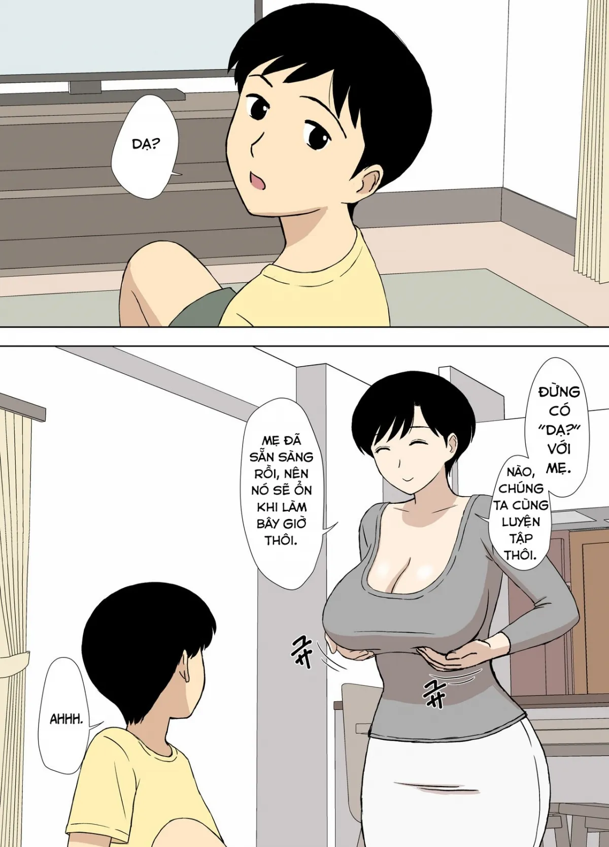 HentaiVN.net - Ảnh 30 - Sex Training with Mom 2 ~Ikumi-san’s Study about Sex Training~ [ママとエロ練2～育美さんのエロ練修業～] - Oneshot