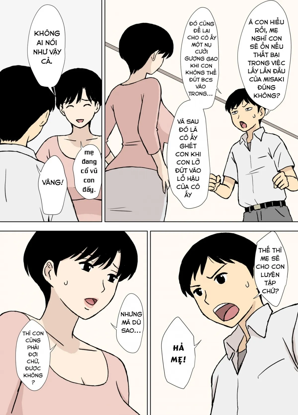 HentaiVN.net - Ảnh 7 - Sex Training with Mom 2 ~Ikumi-san’s Study about Sex Training~ [ママとエロ練2～育美さんのエロ練修業～] - Oneshot