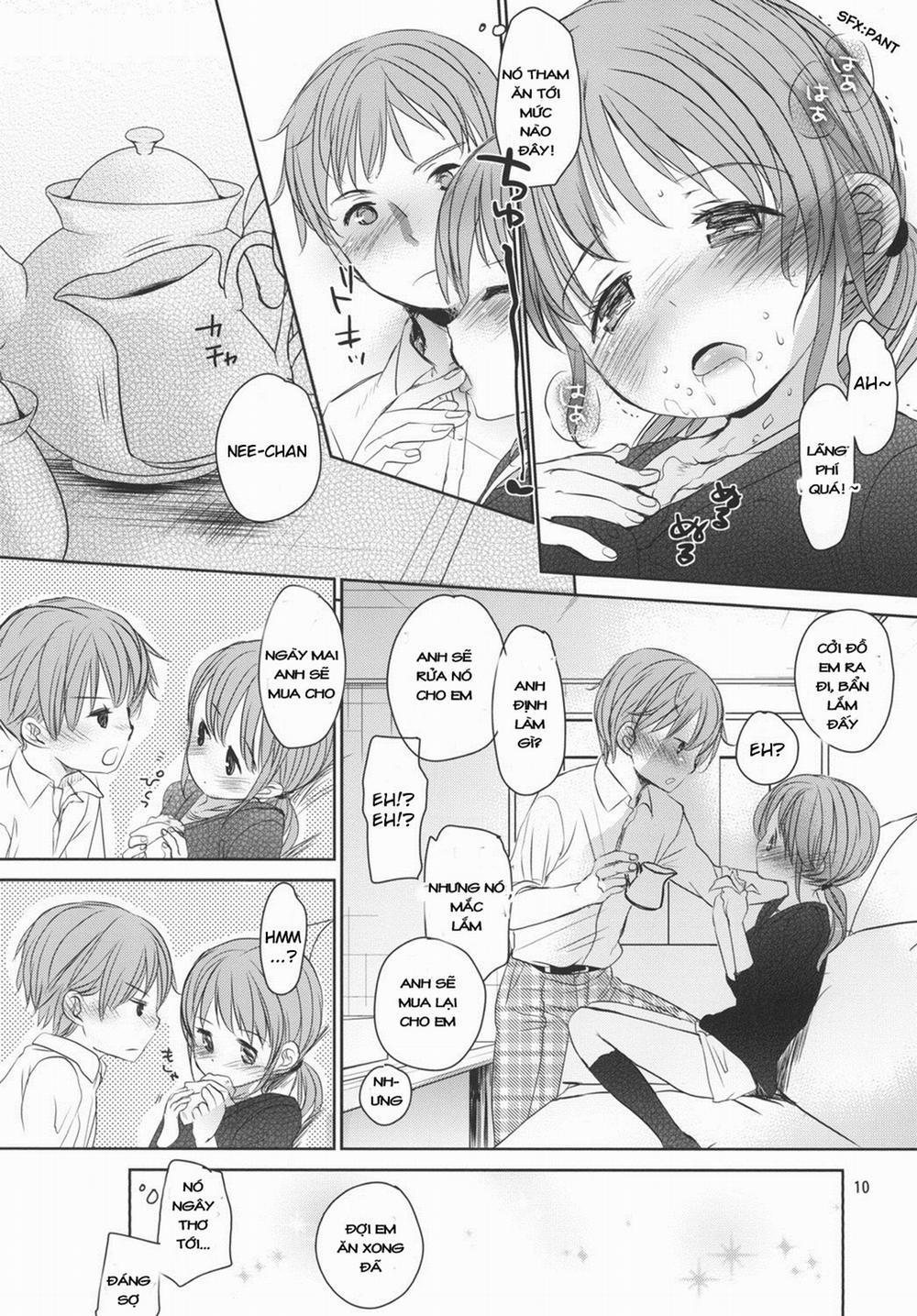HentaiVN.net - Ảnh 9 - Chữa bệnh thích đồ ngọt cho em gái [Amai Okashi] - Oneshot