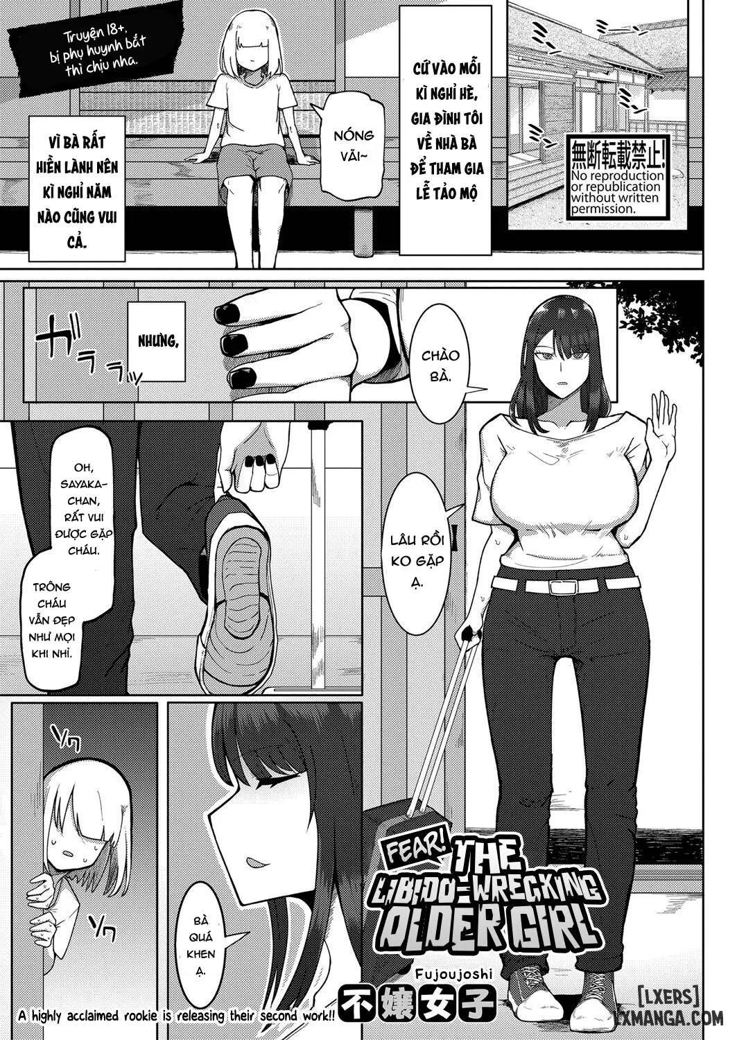 HentaiVN.net - Ảnh 1 - Kyoufu! Seiheki Hakai Onee-san - Oneshot
