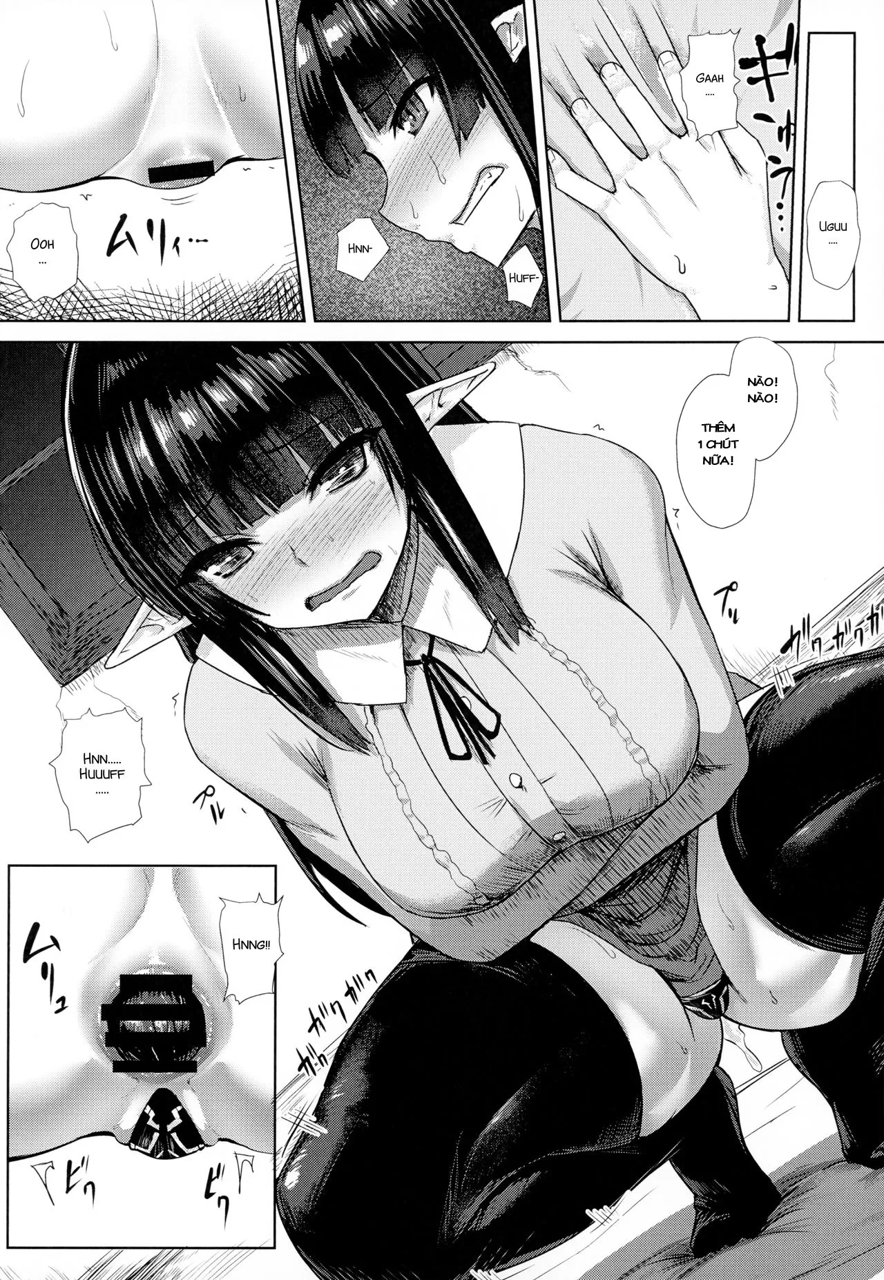 HentaiVN.net - Ảnh 10 - Lý do lỗ đít bị to [The Reason why Her (Elf) Asshole is Oversized; Kanojo (Elf) no Shiri no Ana ga Gabagabana Riyuu] - Oneshot