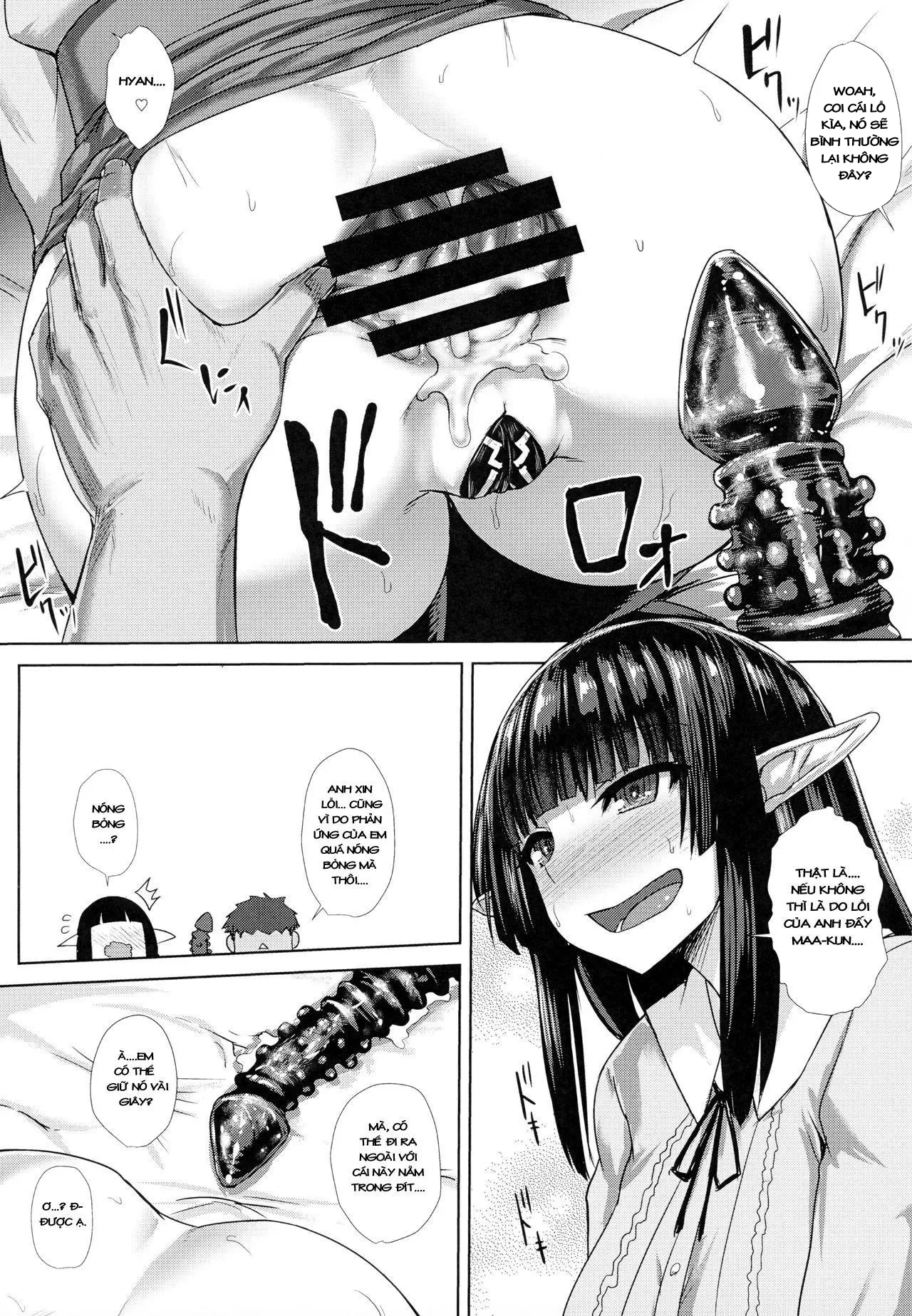 HentaiVN.net - Ảnh 15 - Lý do lỗ đít bị to [The Reason why Her (Elf) Asshole is Oversized; Kanojo (Elf) no Shiri no Ana ga Gabagabana Riyuu] - Oneshot