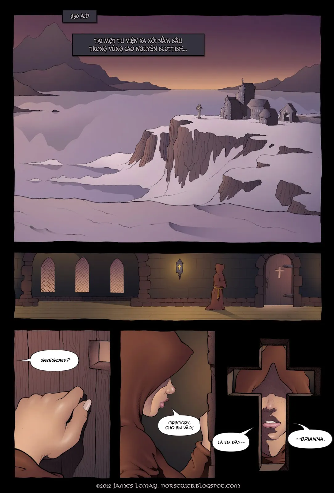 HentaiVN.net - Ảnh 5 - Bắc Âu thần thoại - Sự khởi đầu của Khiên Chiến Nữ [Norse- Dawn of The Shield Maiden] - Chap 1- Full màu